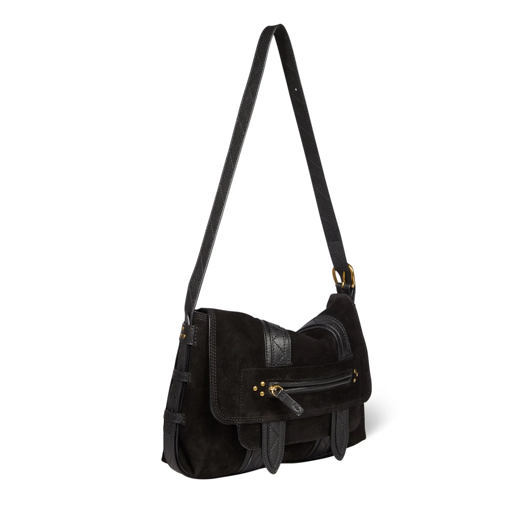 Jérôme Dreyfuss Joe S NoirSplitSuede Best Sale