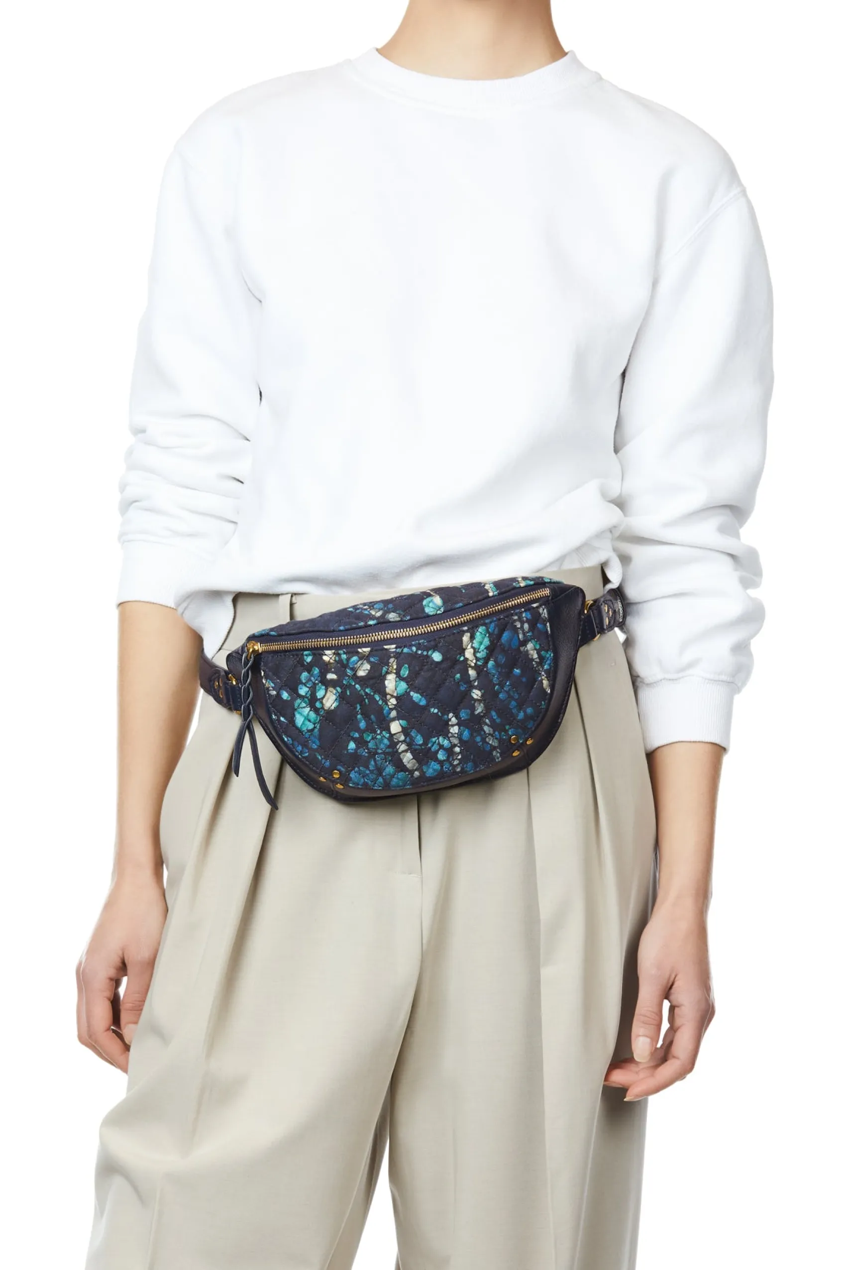 Jérôme Dreyfuss Lino banane PrintJean'sCotton Clearance