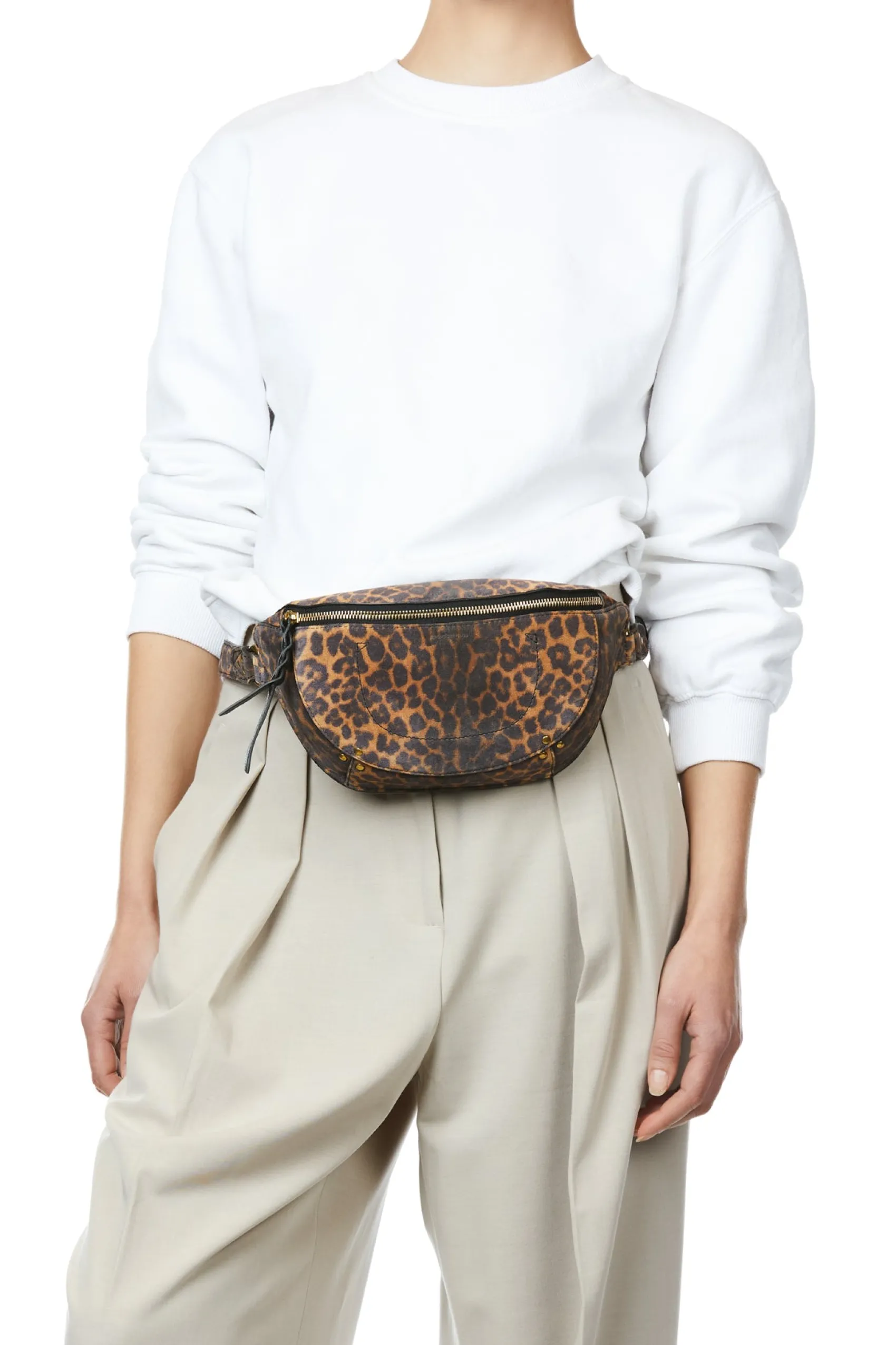 Jérôme Dreyfuss Lino banane LéoChamoisSplitSuede Discount