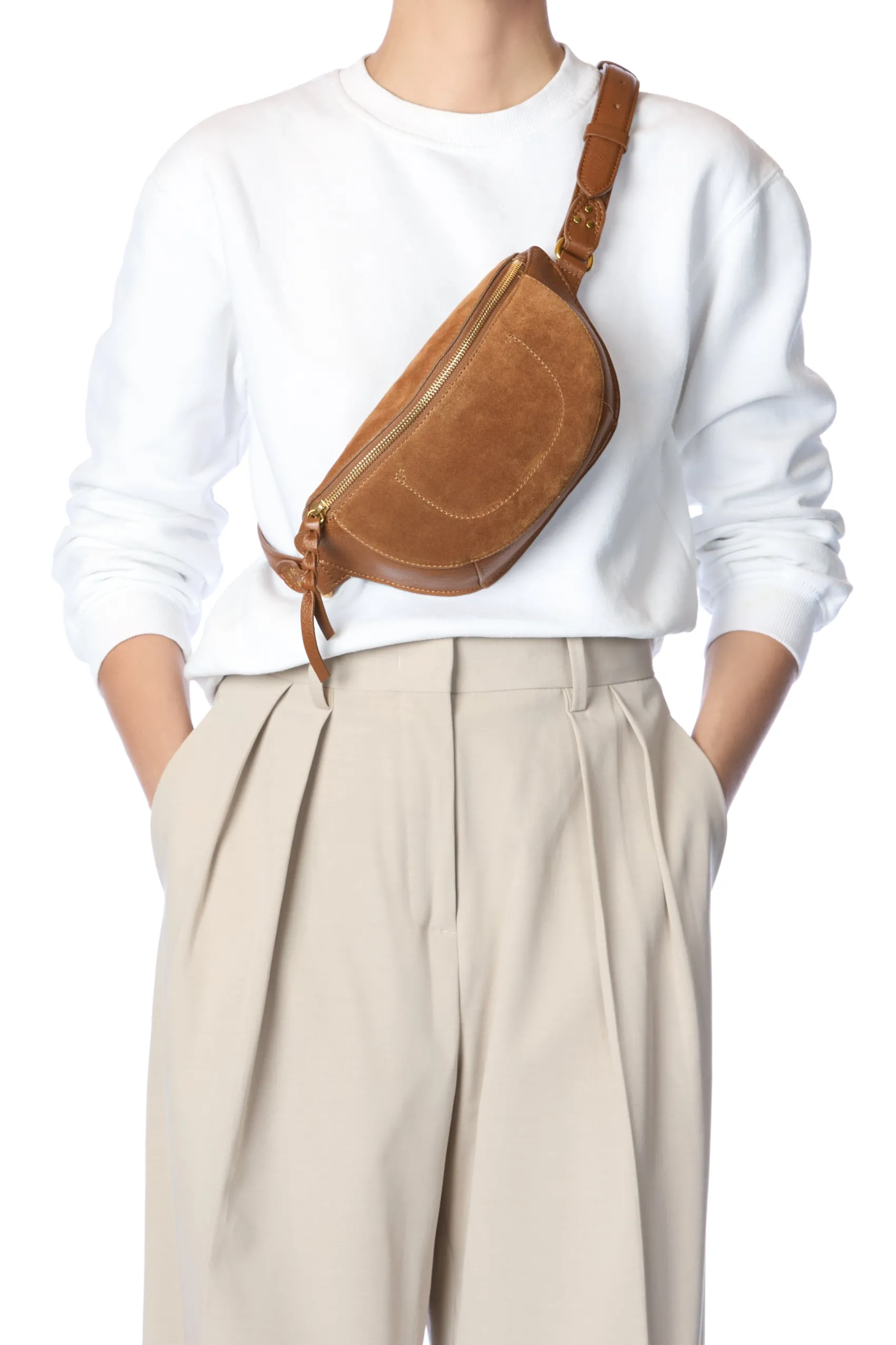 Jérôme Dreyfuss Lino banane TabacSplitSuede Hot