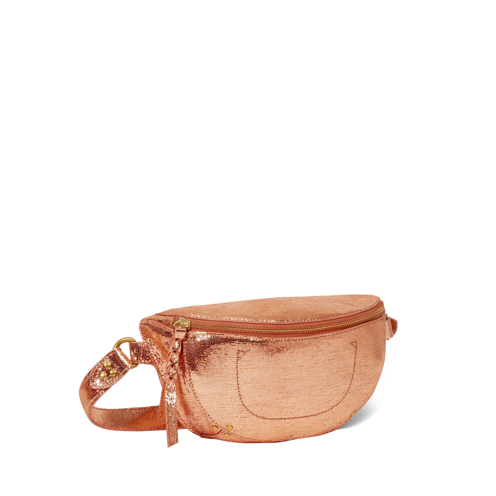 Jérôme Dreyfuss Lino banane LaméRoseGoldGoatskin Shop