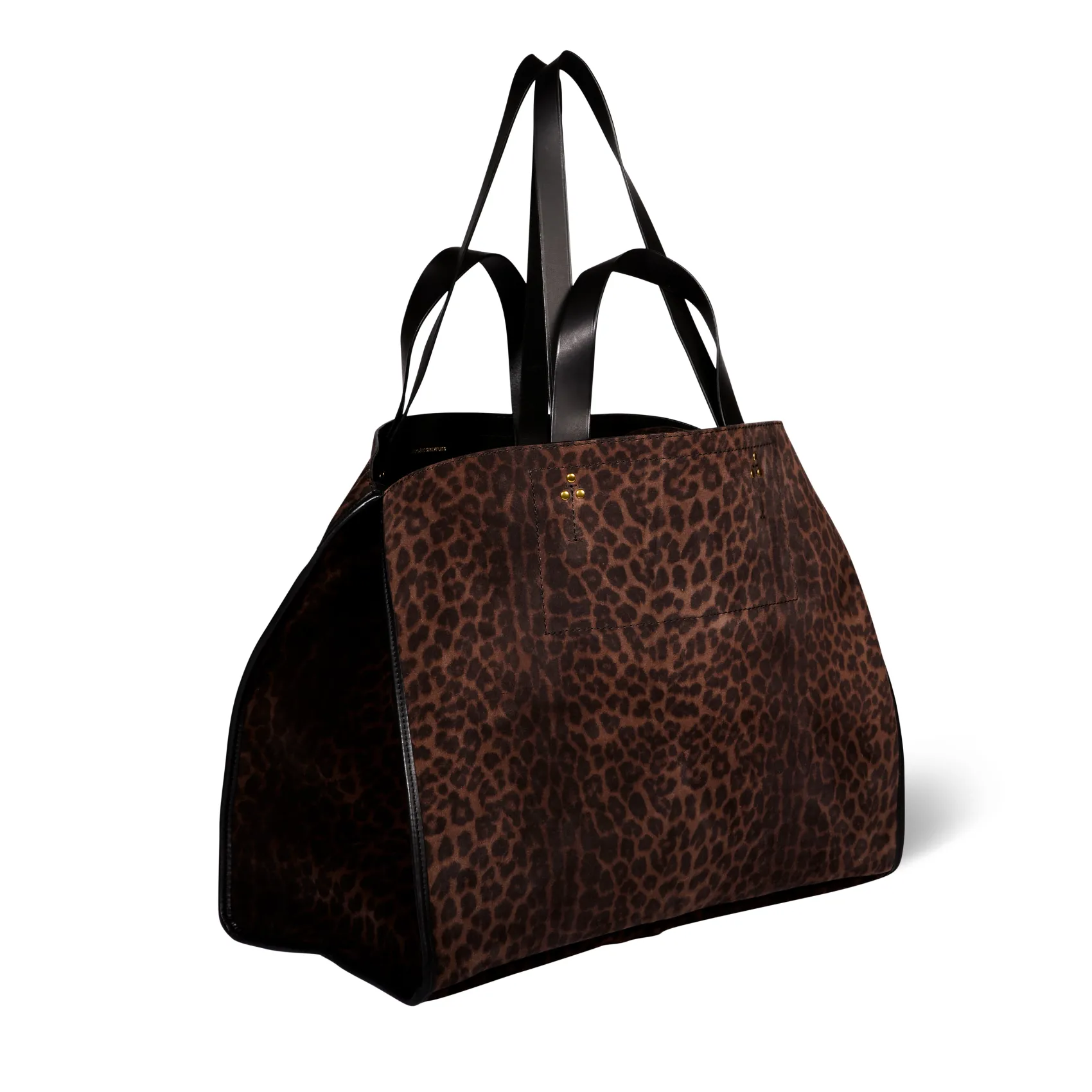 Jérôme Dreyfuss Léon L ImpriméLéopardNaturelSplitSuede Cheap