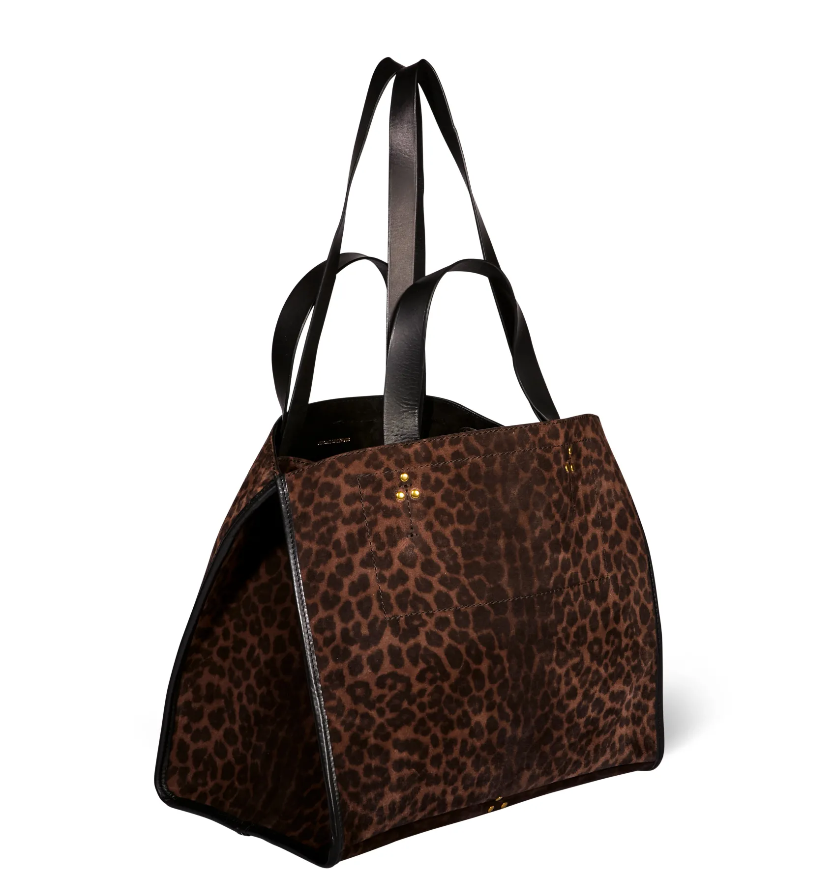 Jérôme Dreyfuss Léon M ImpriméLéopardNaturelSplitSuede Best Sale