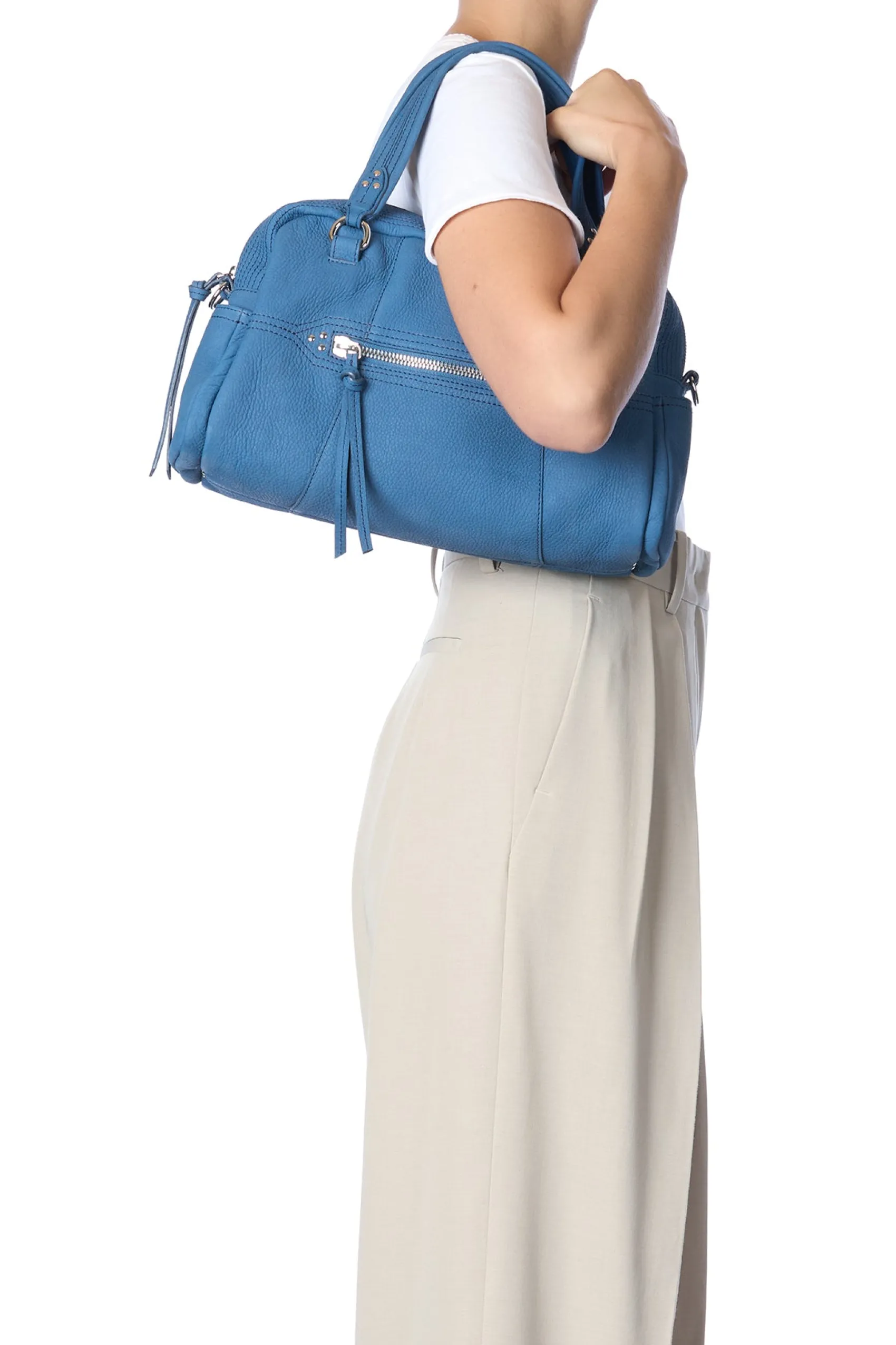 Jérôme Dreyfuss Lucky Bowling NubuckindigoCowskin Fashion