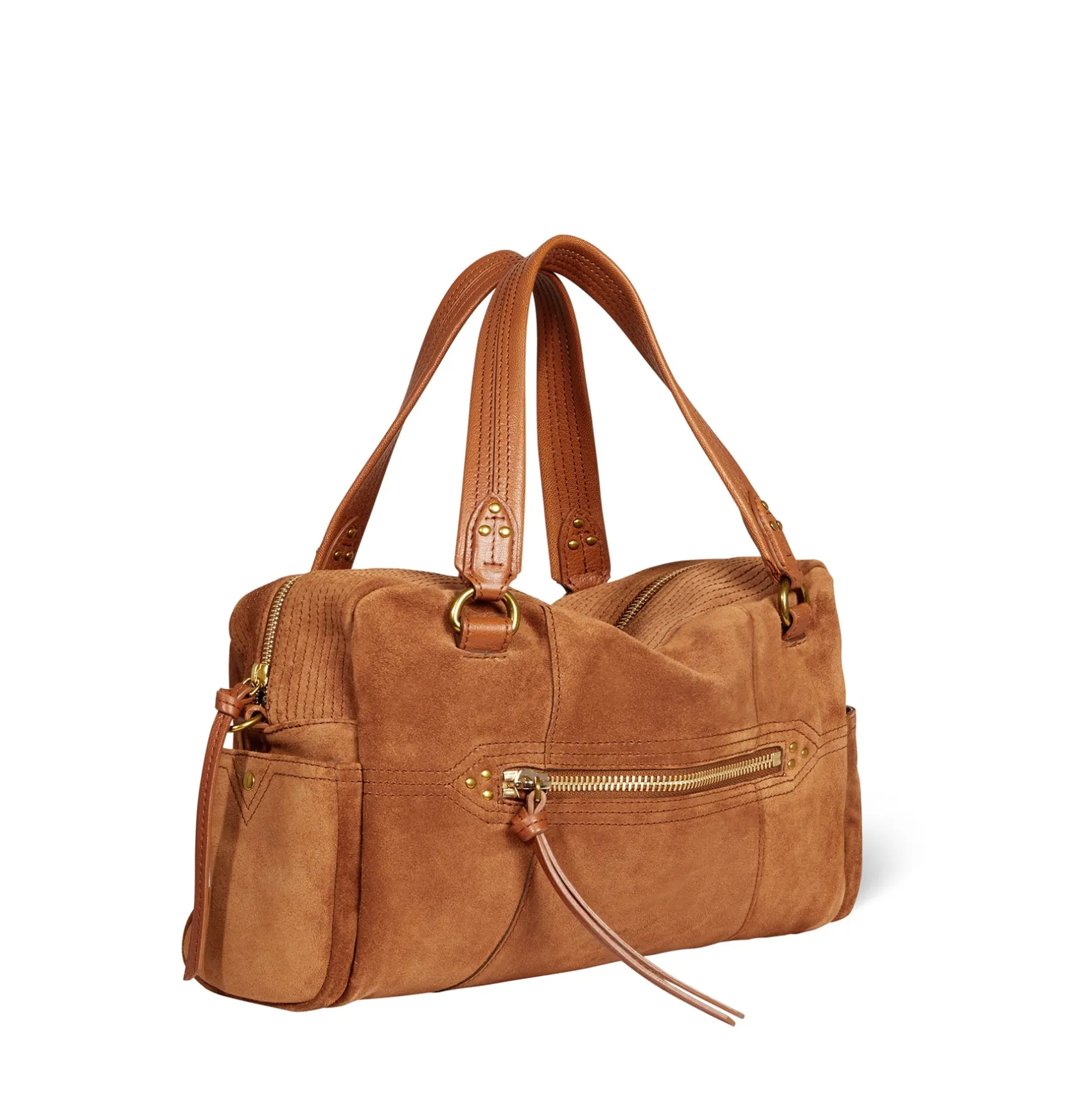 Jérôme Dreyfuss Lucky Bowling CaramelSplitSuede Cheap