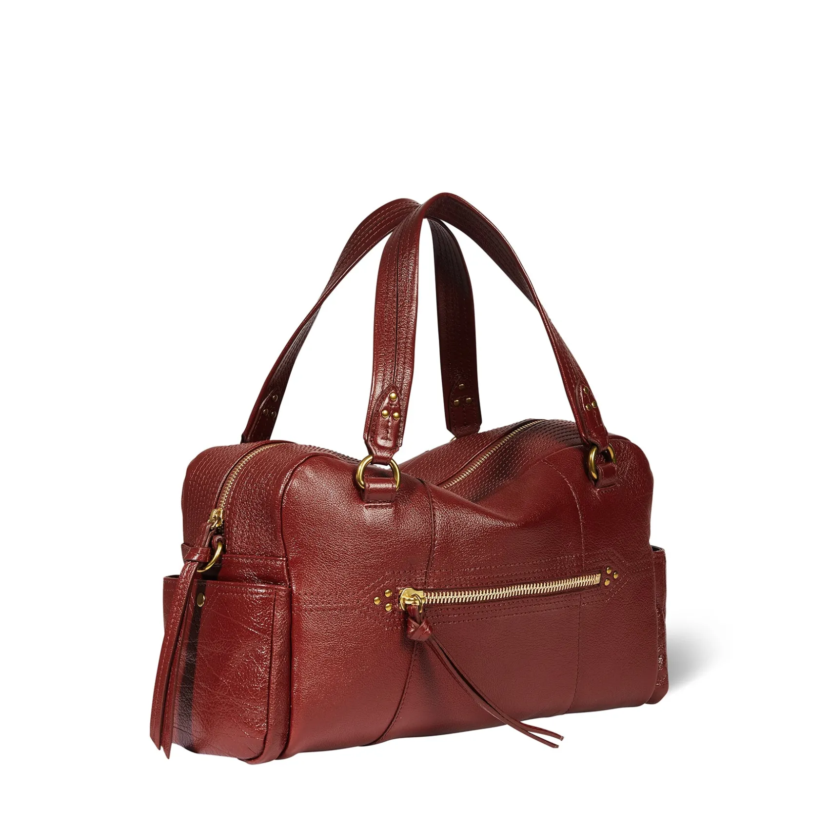 Jérôme Dreyfuss Lucky Bowling AcajouBuffaloskin Sale