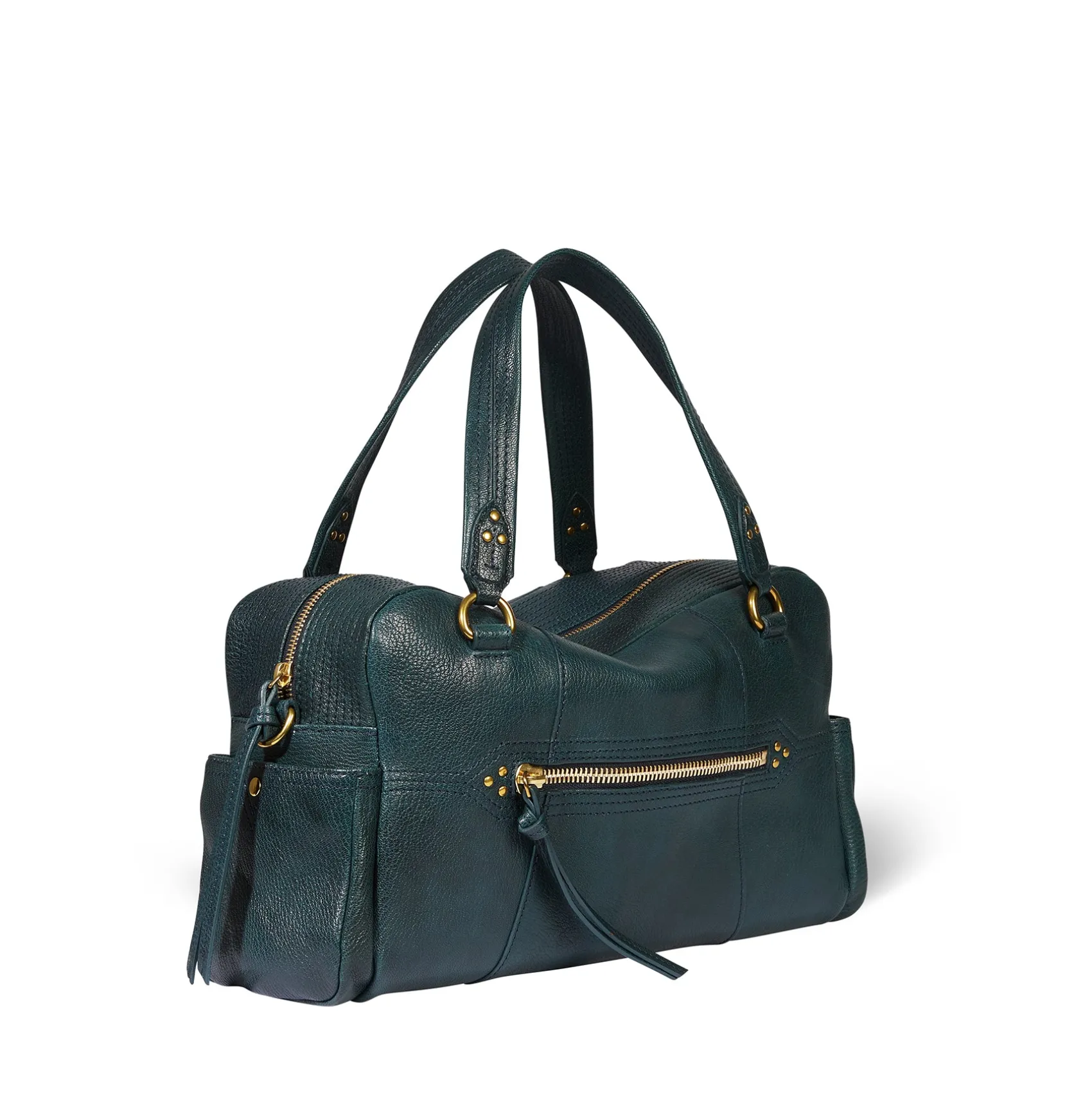 Jérôme Dreyfuss Lucky Bowling PetrolGoatskin Best Sale