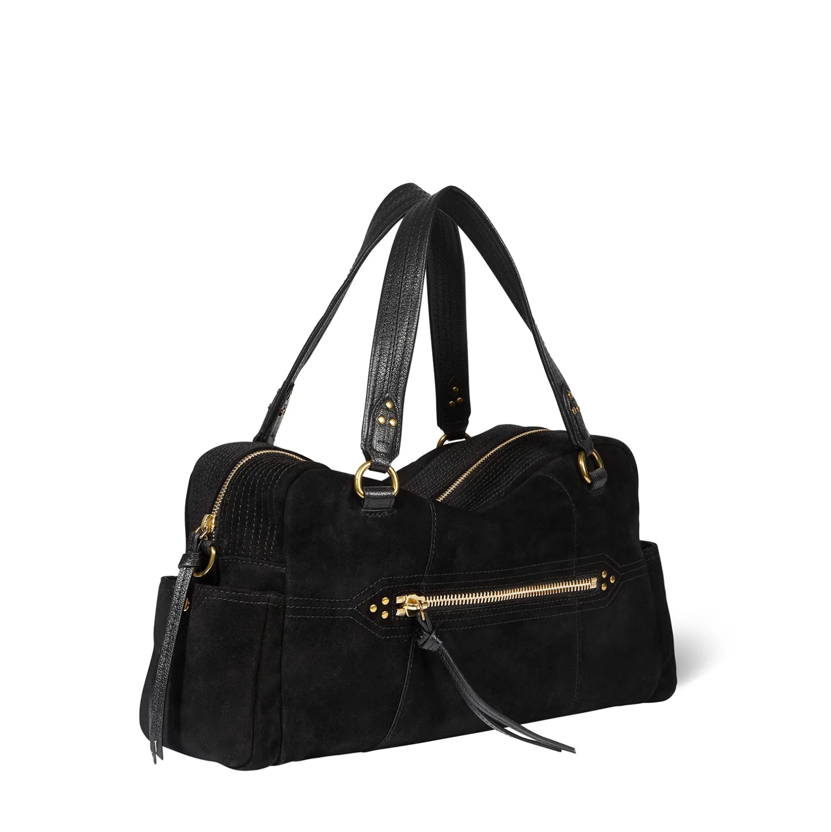 Jérôme Dreyfuss Lucky Bowling NoirSplitSuede Best