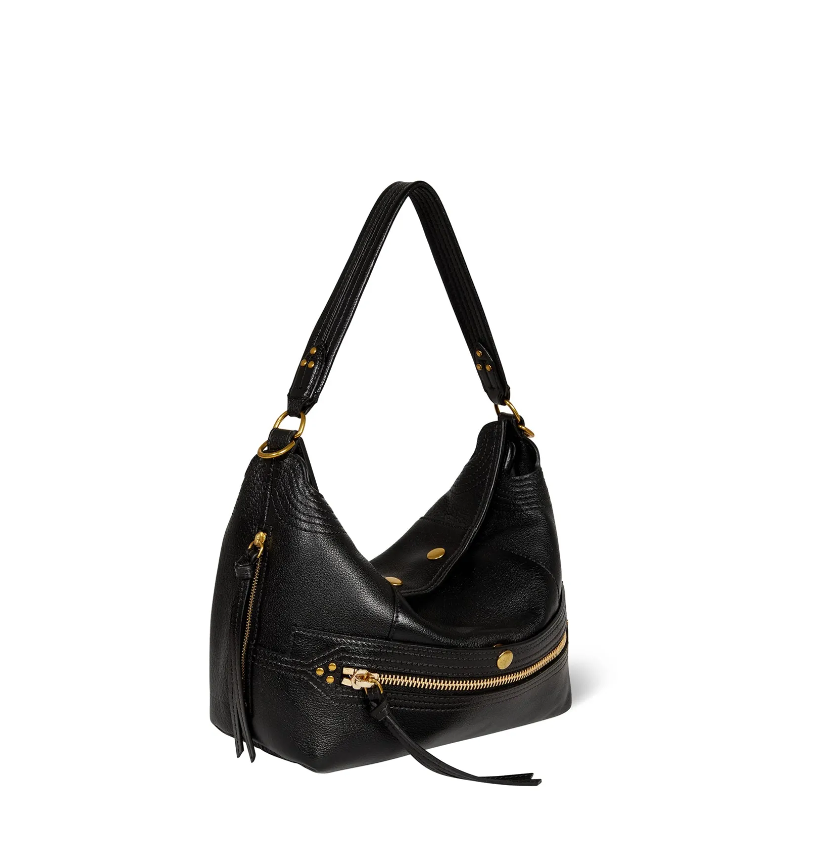 Jérôme Dreyfuss Lucky Hobo NoirBrassBuffaloskin Flash Sale