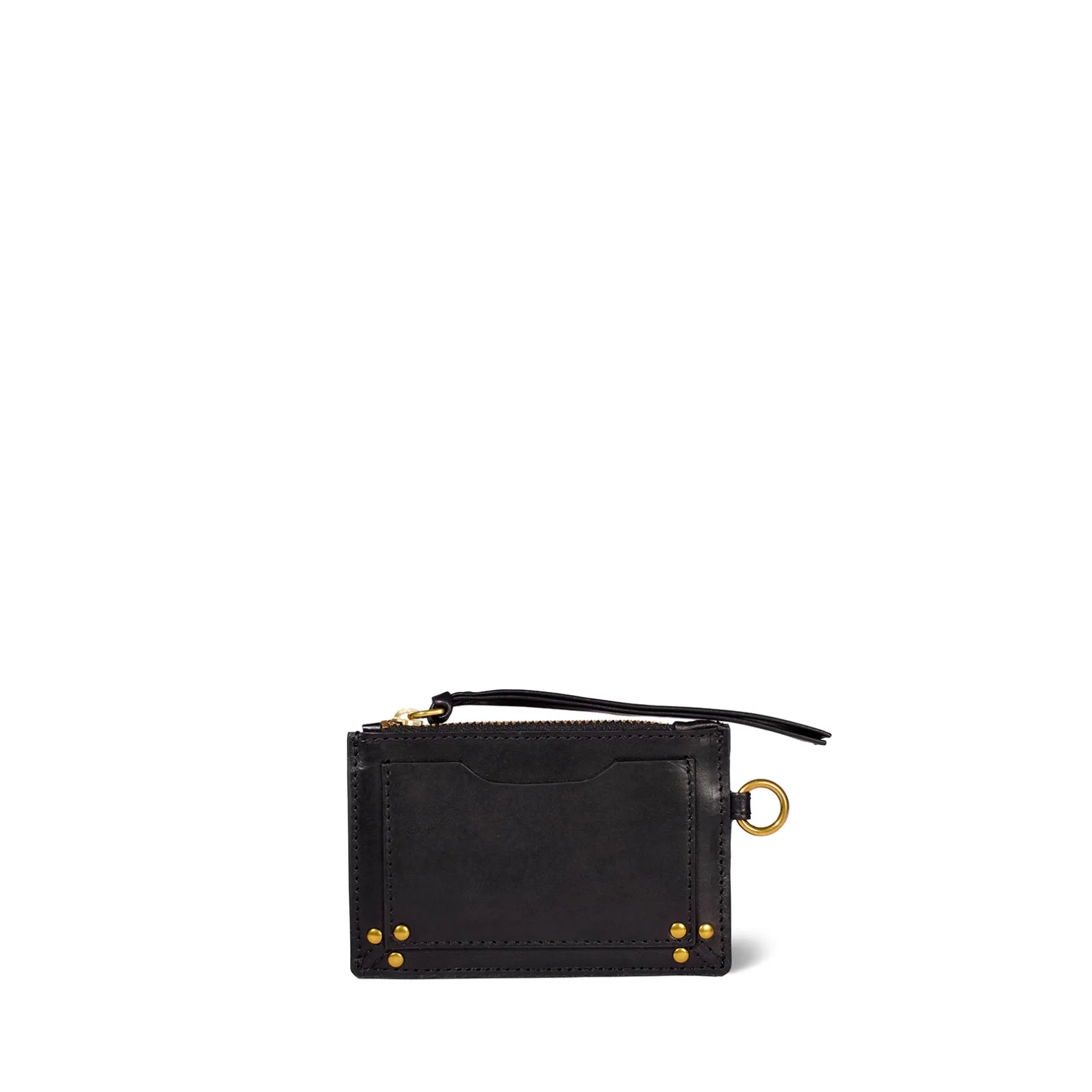 Jérôme Dreyfuss Lucky porte cartes NoirBrassCowskin Flash Sale