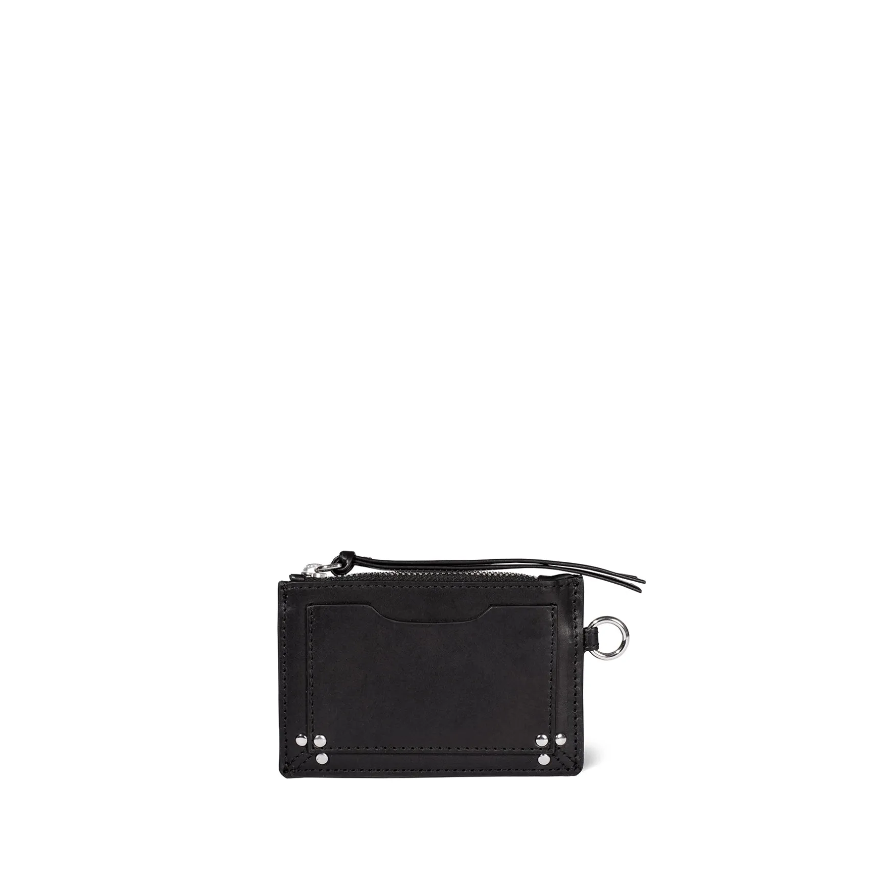 Jérôme Dreyfuss Lucky porte cartes NoirSilverCowskin Clearance