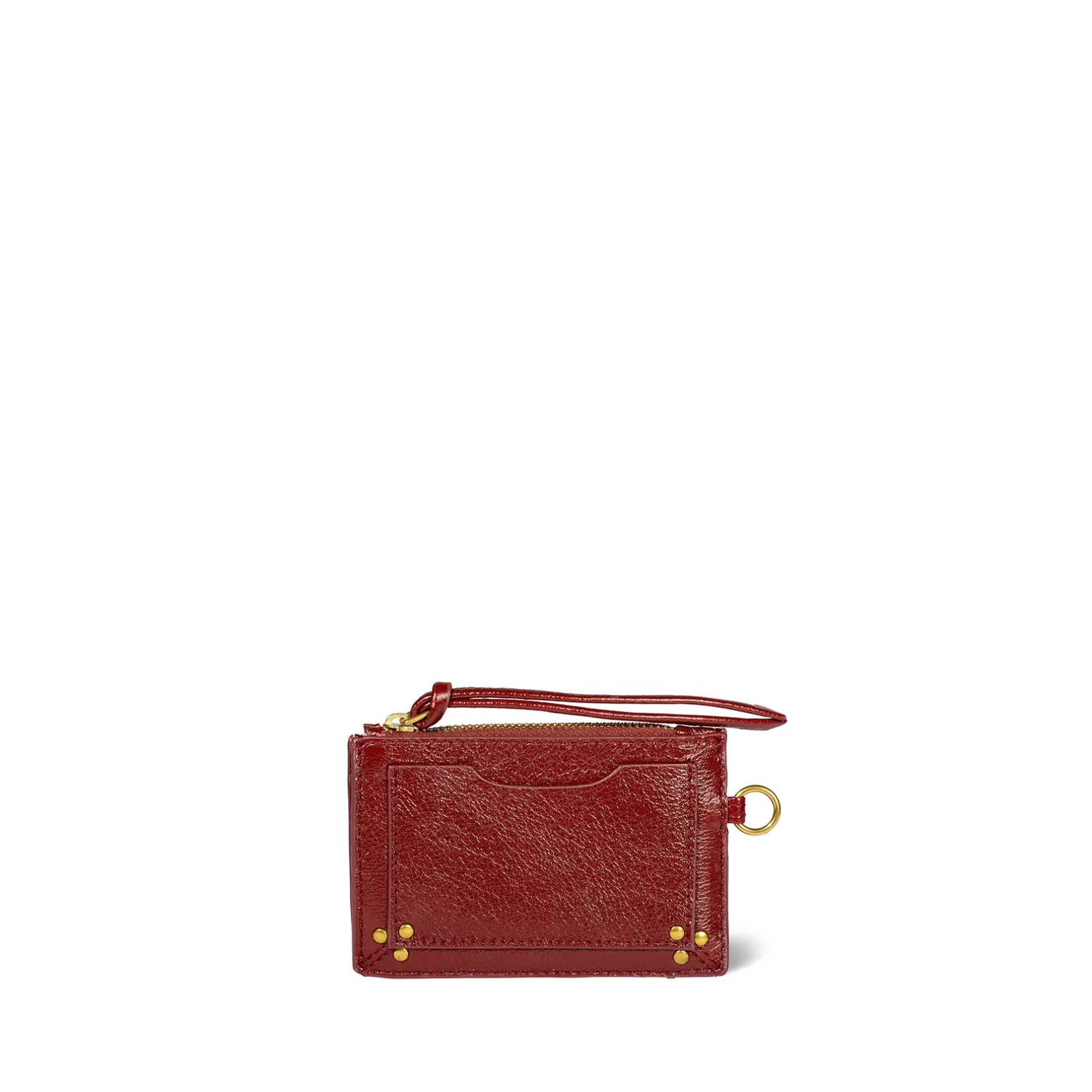 Jérôme Dreyfuss Lucky porte cartes AcajouBuffaloskin Cheap