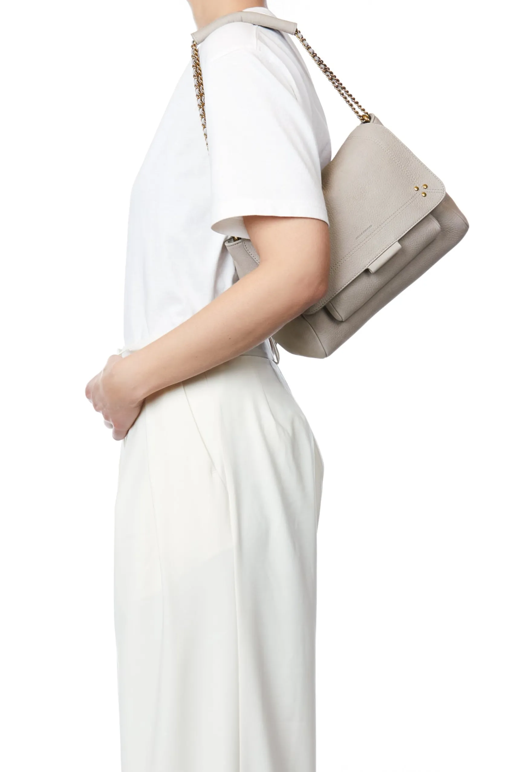 Jérôme Dreyfuss Lulu L BetonCalfskin Clearance