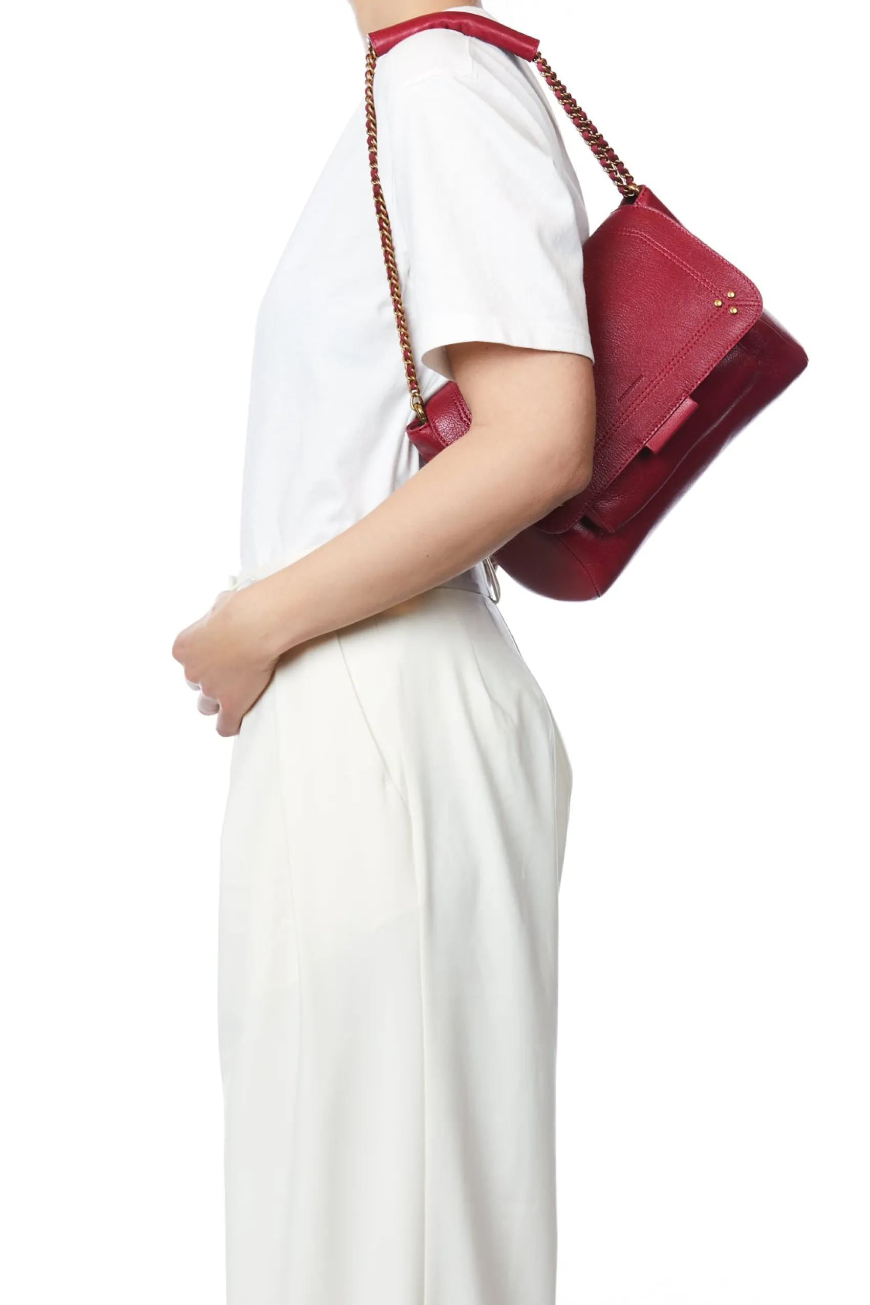 Jérôme Dreyfuss Lulu L RubyGoatskin Hot