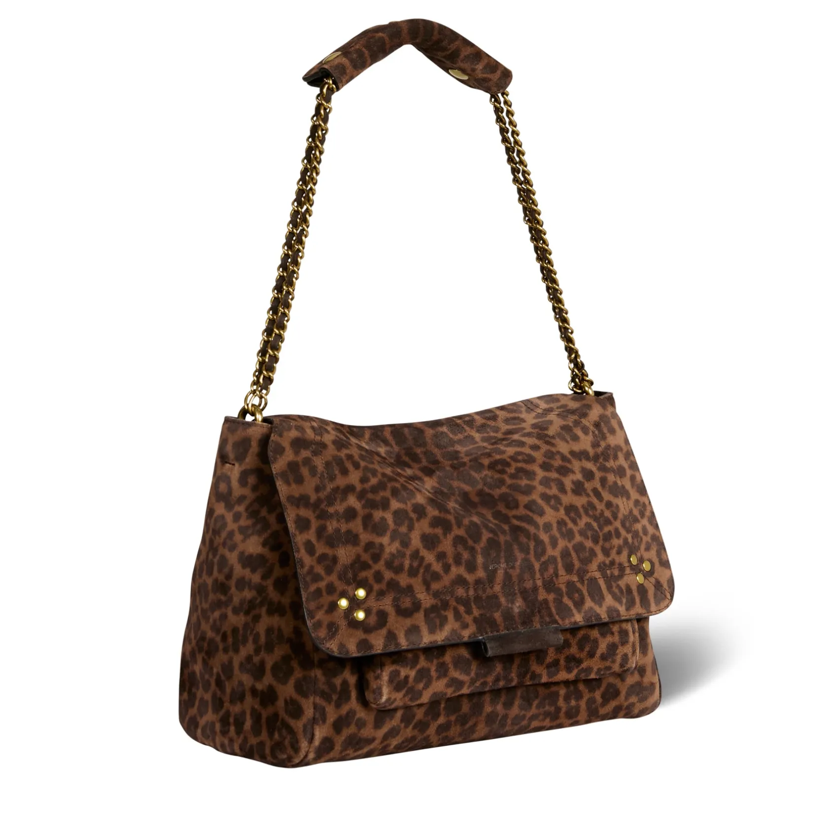 Jérôme Dreyfuss Lulu L ImpriméLéopardNaturelSplitSuede Cheap