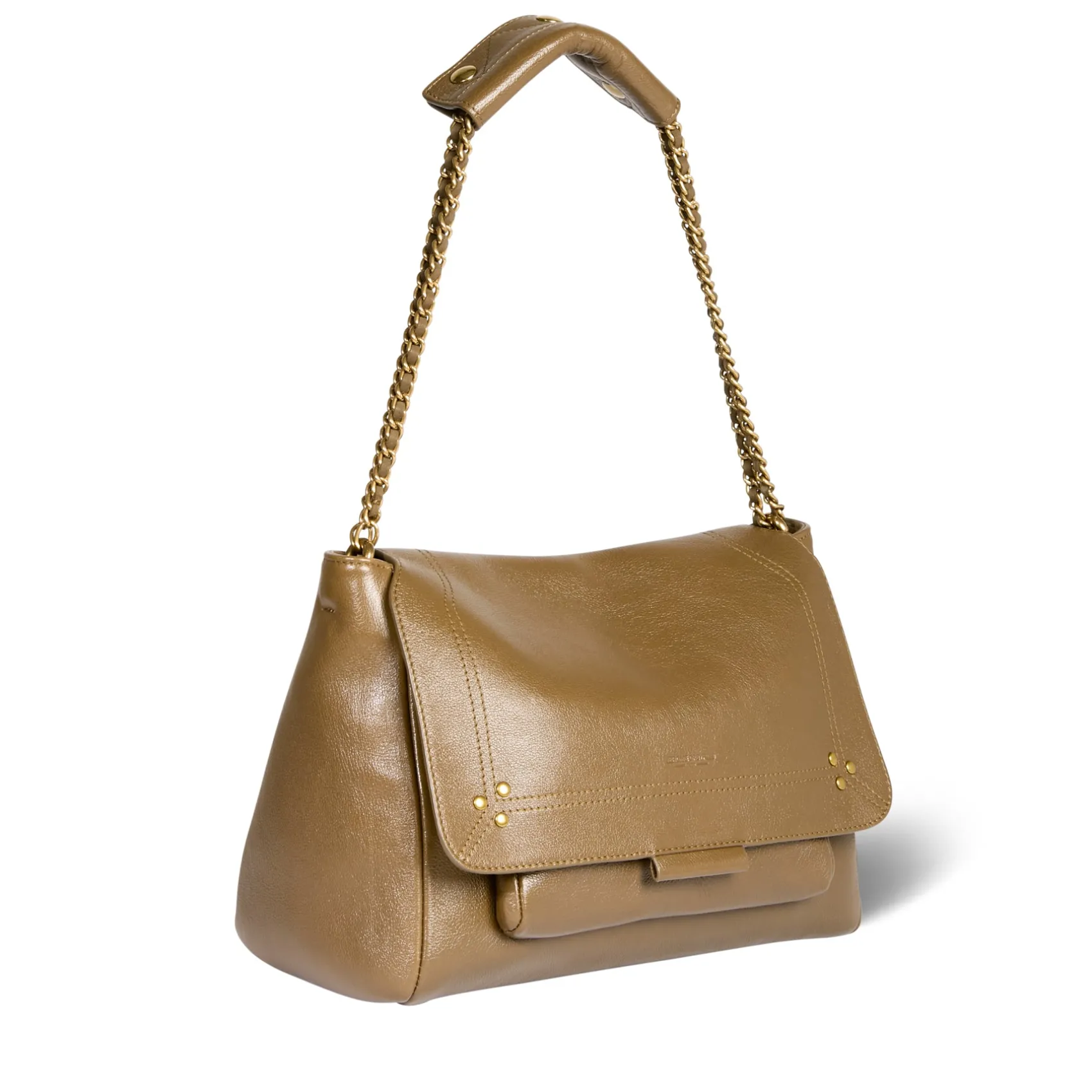 Jérôme Dreyfuss Lulu L KakiBuffaloskin Fashion