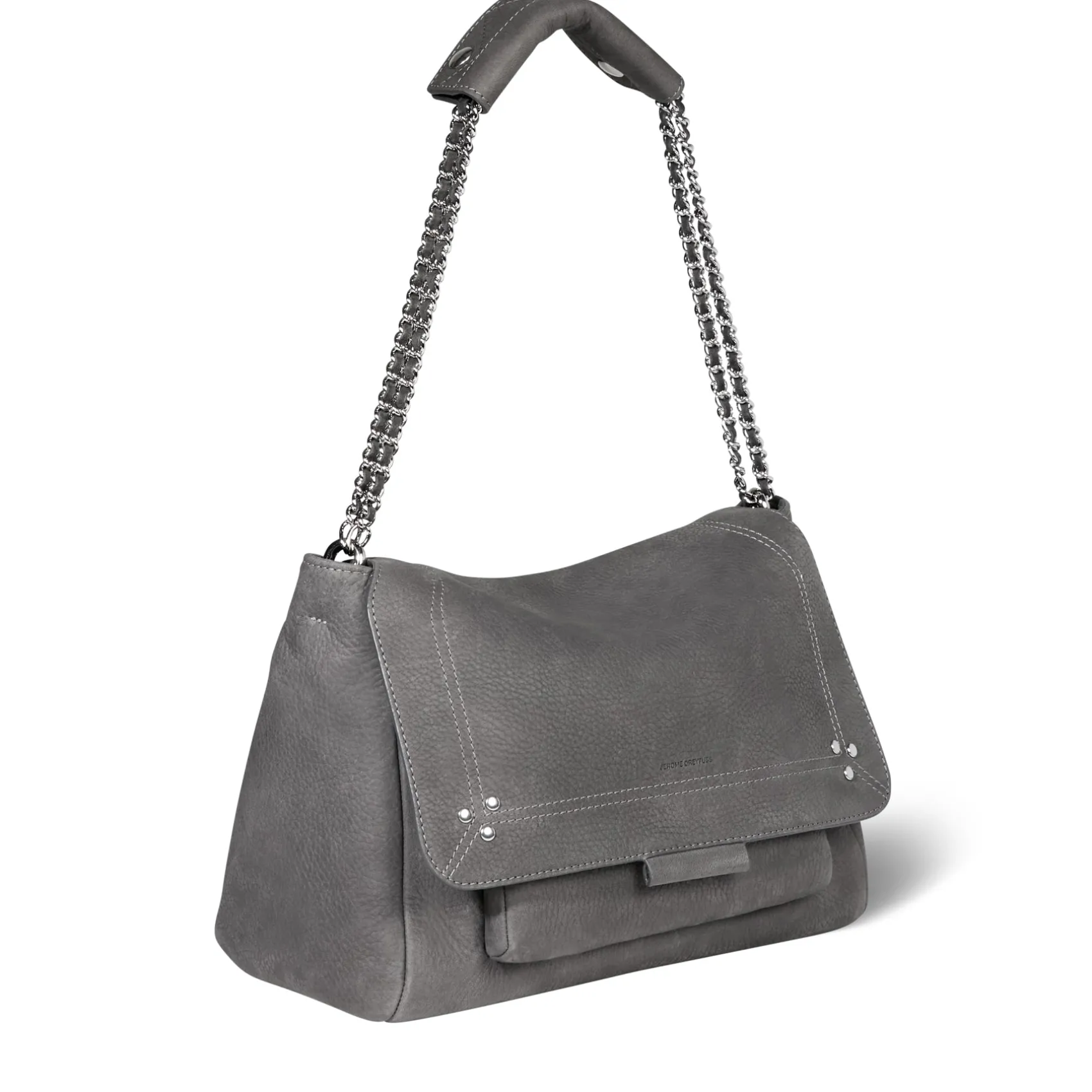 Jérôme Dreyfuss Lulu L AnthraciteCalfskin Discount