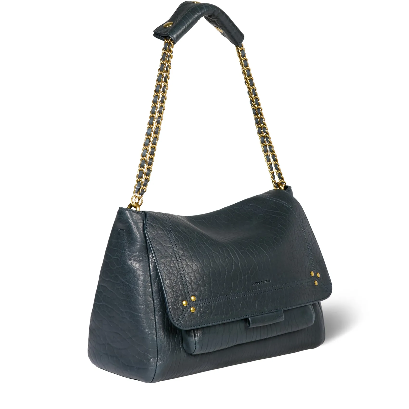 Jérôme Dreyfuss Lulu L BubblePetrolLambskin Cheap