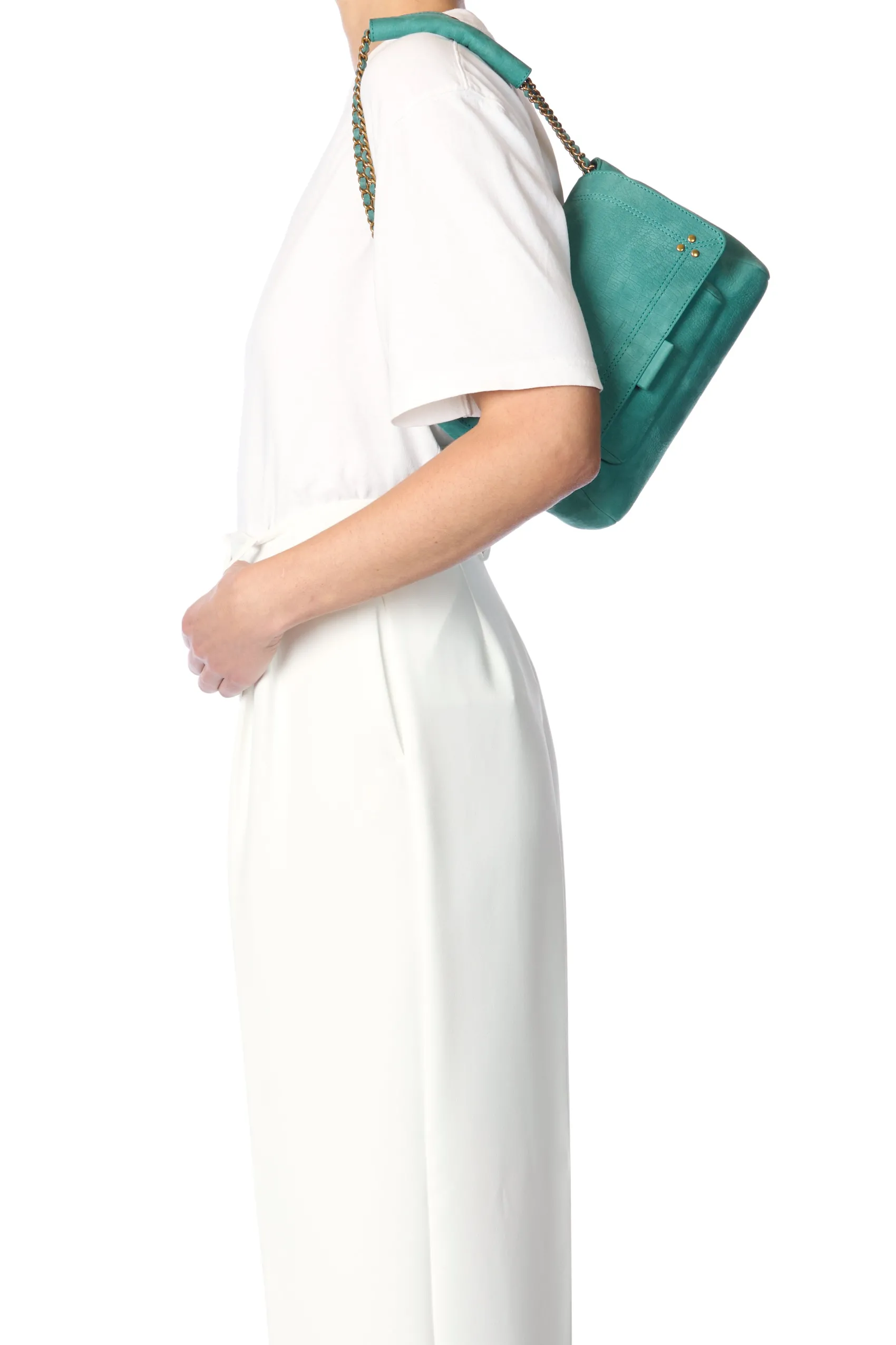 Jérôme Dreyfuss Lulu M ImpriméCrocoAgavetaurillon Cheap