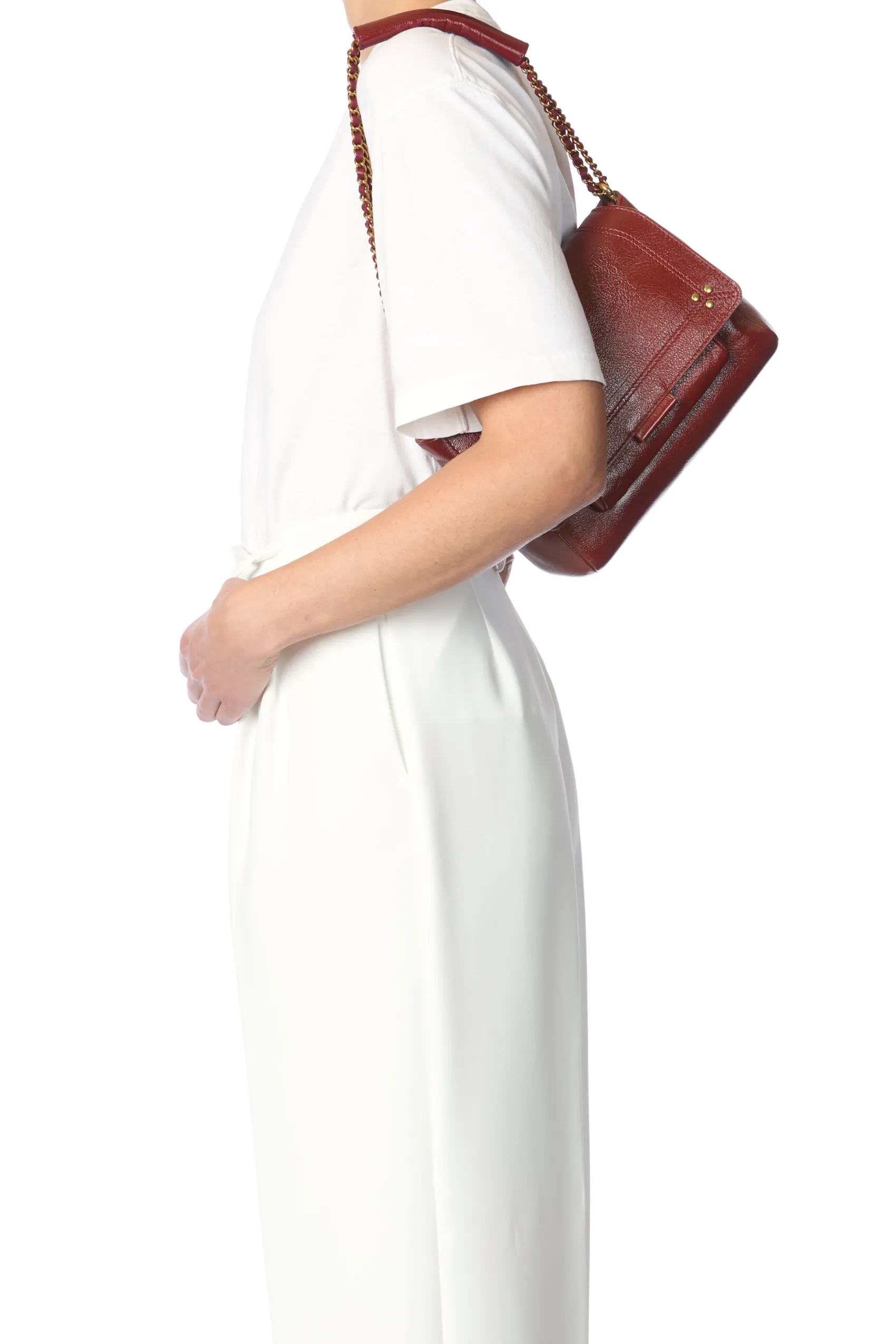 Jérôme Dreyfuss Lulu M AcajouBuffaloskin Fashion