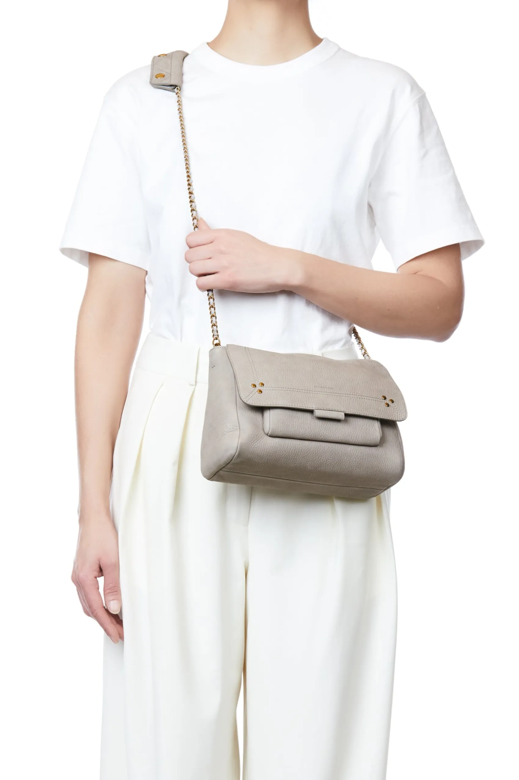 Jérôme Dreyfuss Lulu M BetonCalfskin Fashion