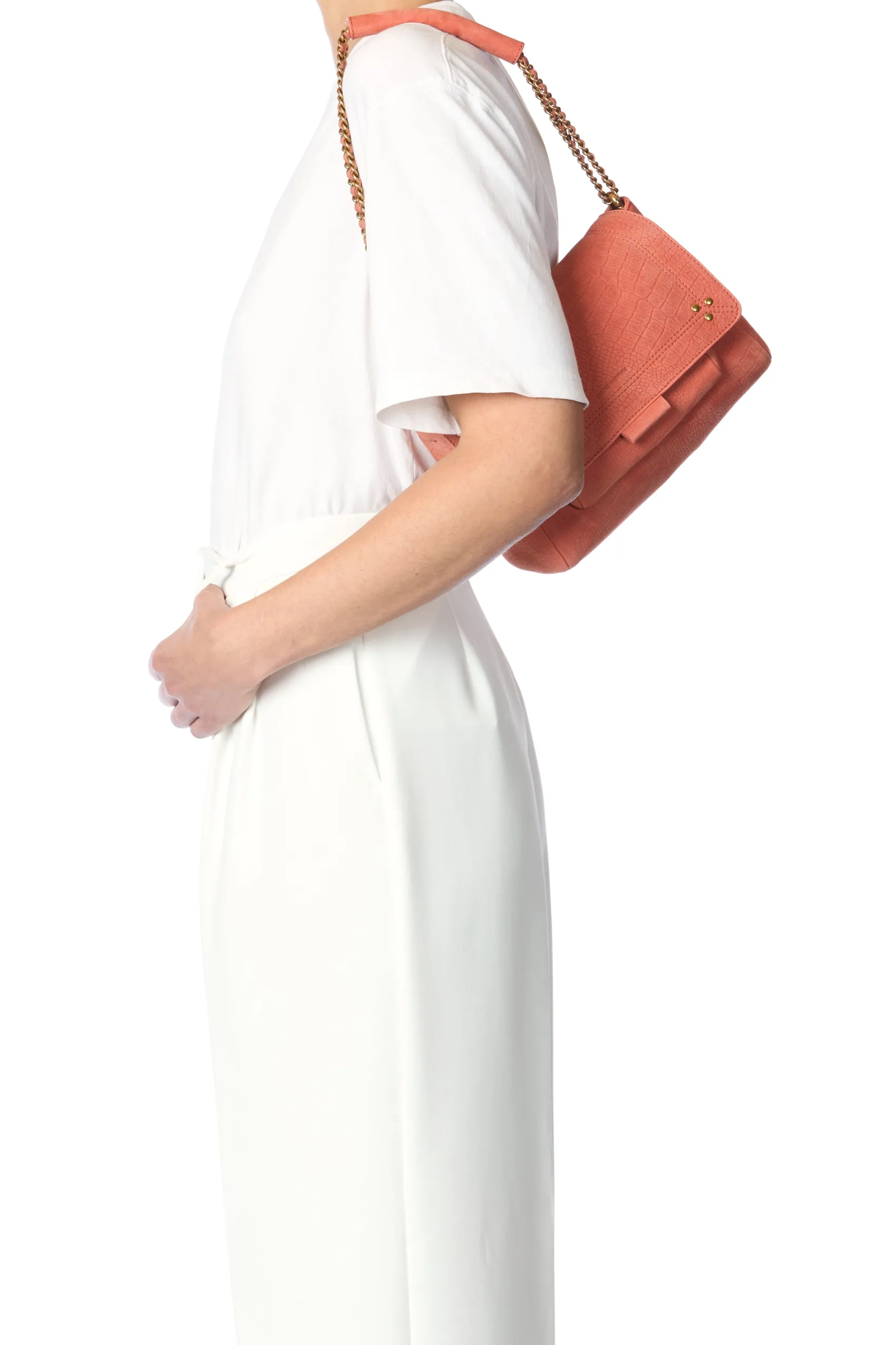 Jérôme Dreyfuss Lulu M ImpriméCrocoTerracottataurillon Shop