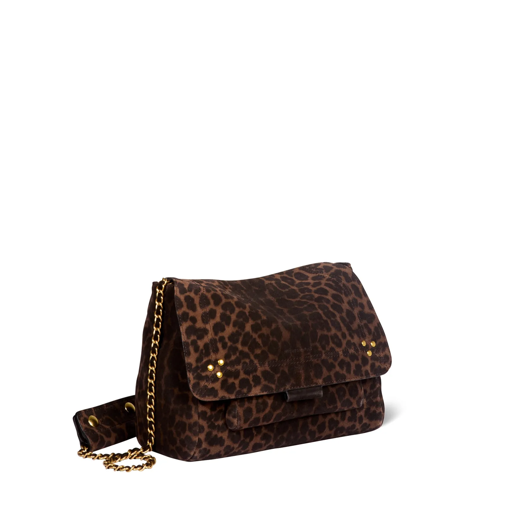 Jérôme Dreyfuss Lulu M ImpriméLéopardNaturelSplitSuede Cheap