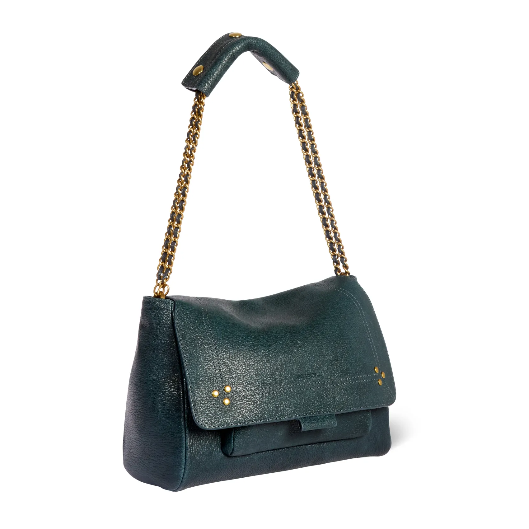 Jérôme Dreyfuss Lulu M PetrolGoatskin New