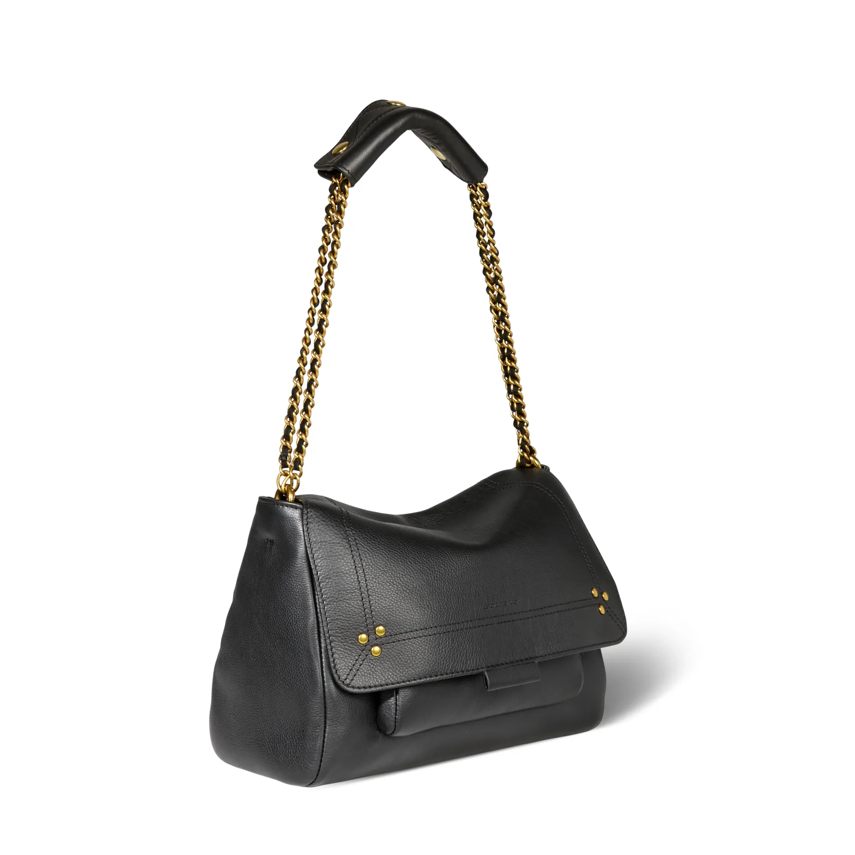 Jérôme Dreyfuss Lulu M NoirBrassCalfskin Discount