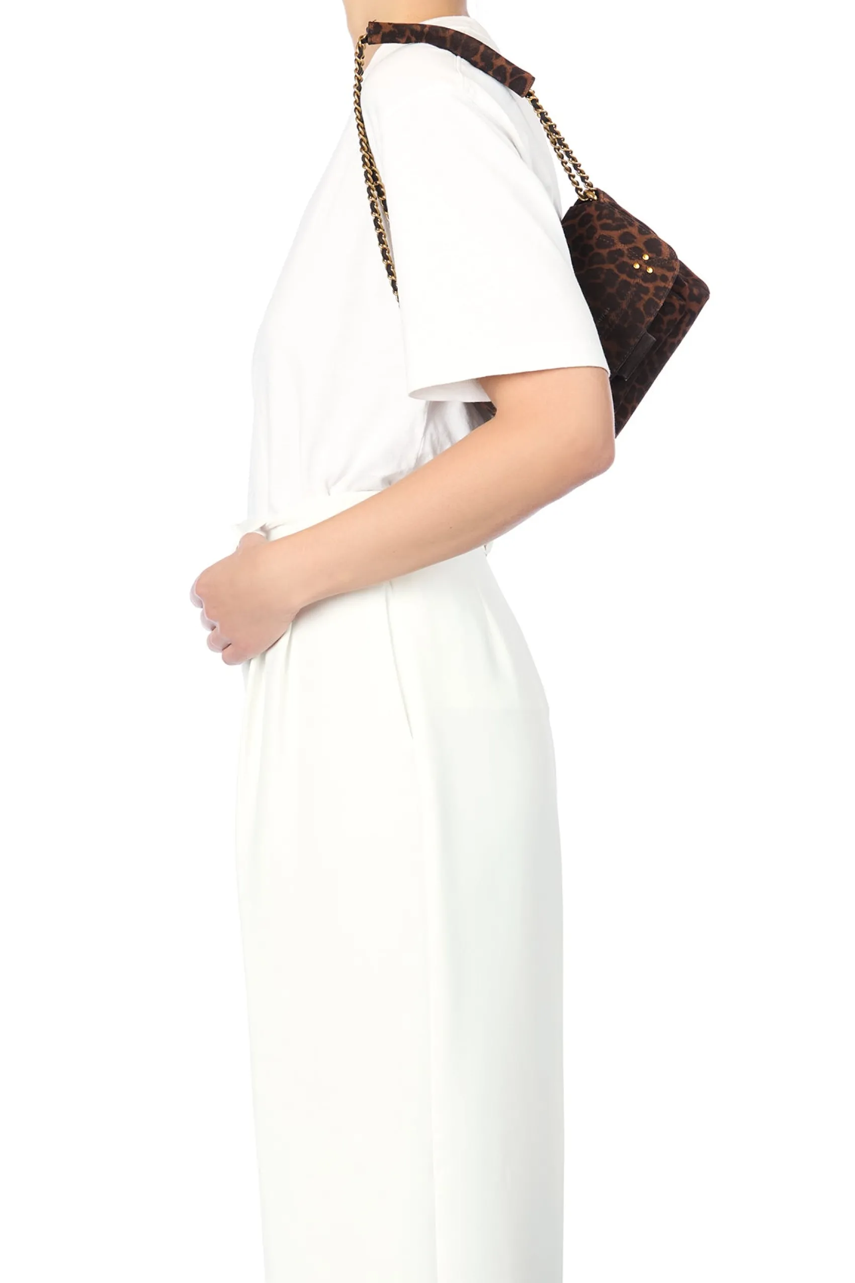 Jérôme Dreyfuss Lulu S ImpriméLéopardNaturelSplitSuede Cheap