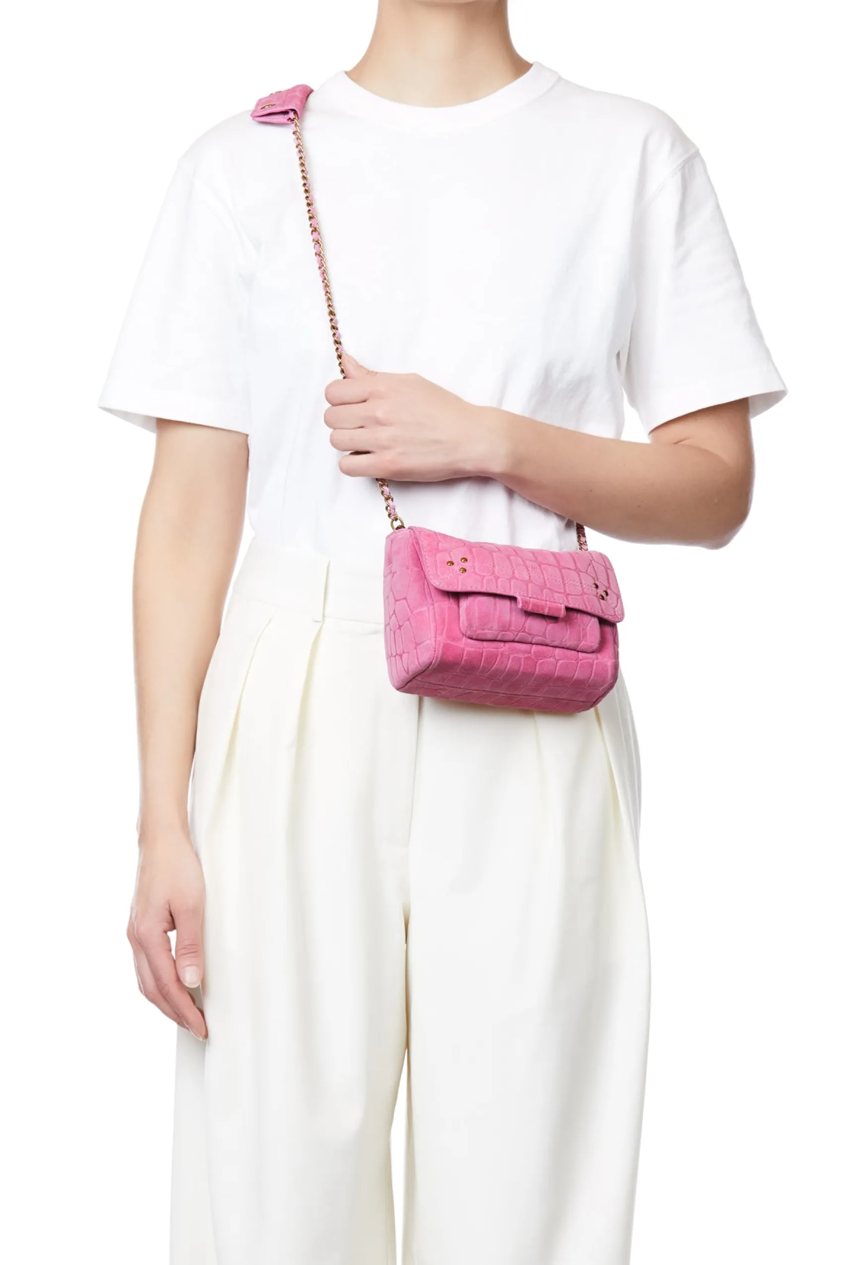 Jérôme Dreyfuss Lulu S ImpriméCrocoMalabarSplitSuede Hot