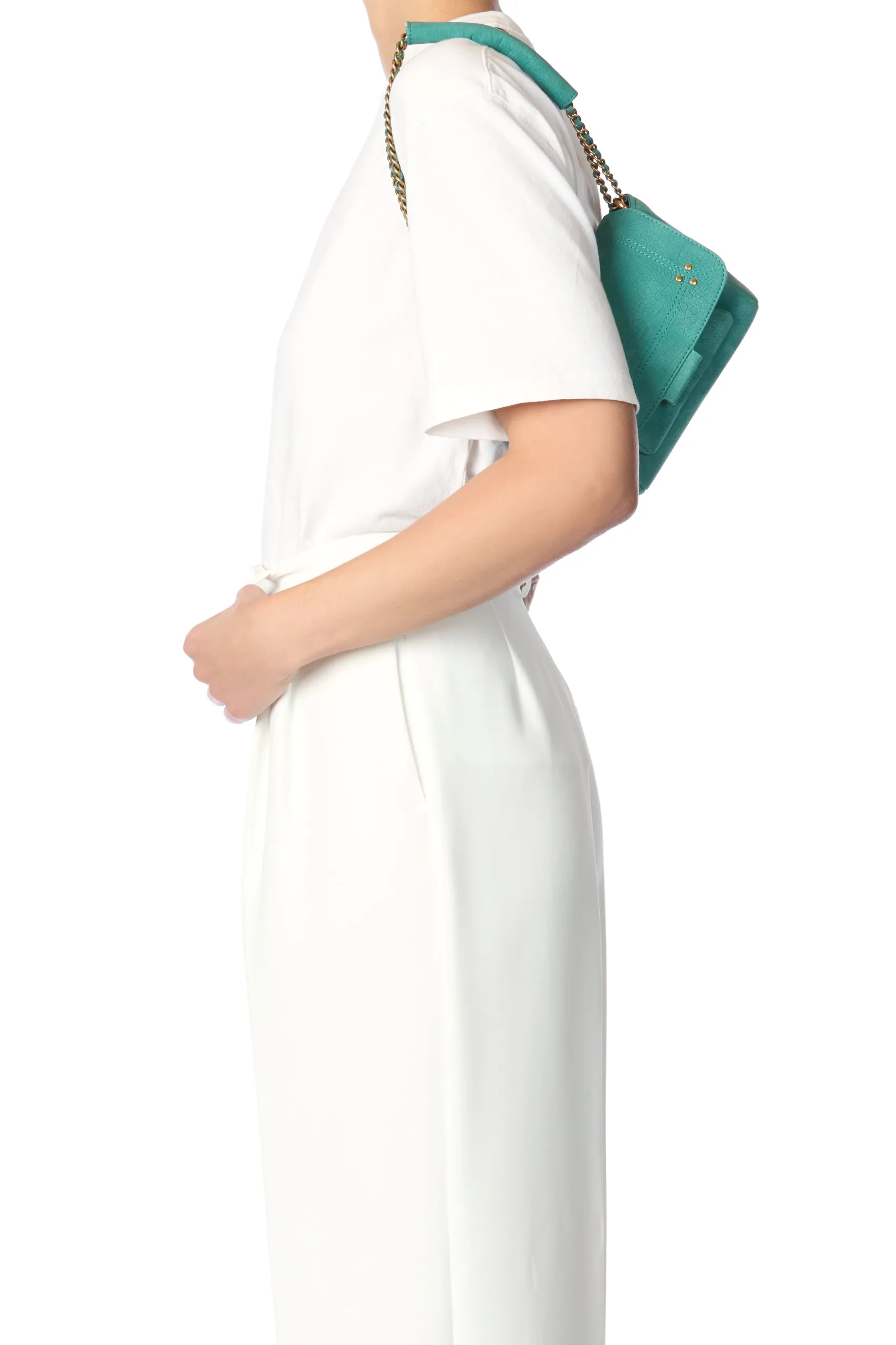 Jérôme Dreyfuss Lulu S ImpriméCrocoAgavetaurillon New