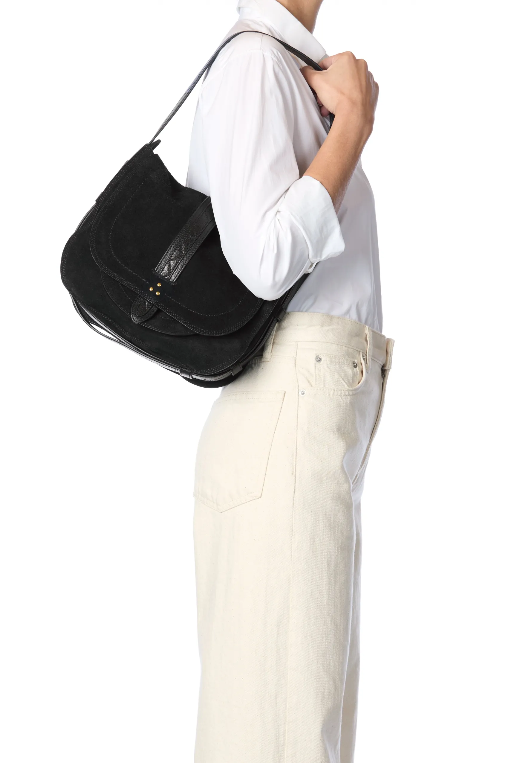 Jérôme Dreyfuss Mario NoirSplitSuede Fashion