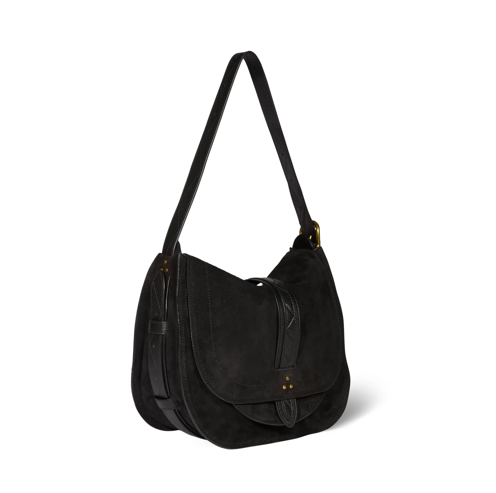 Jérôme Dreyfuss Mario NoirSplitSuede Fashion