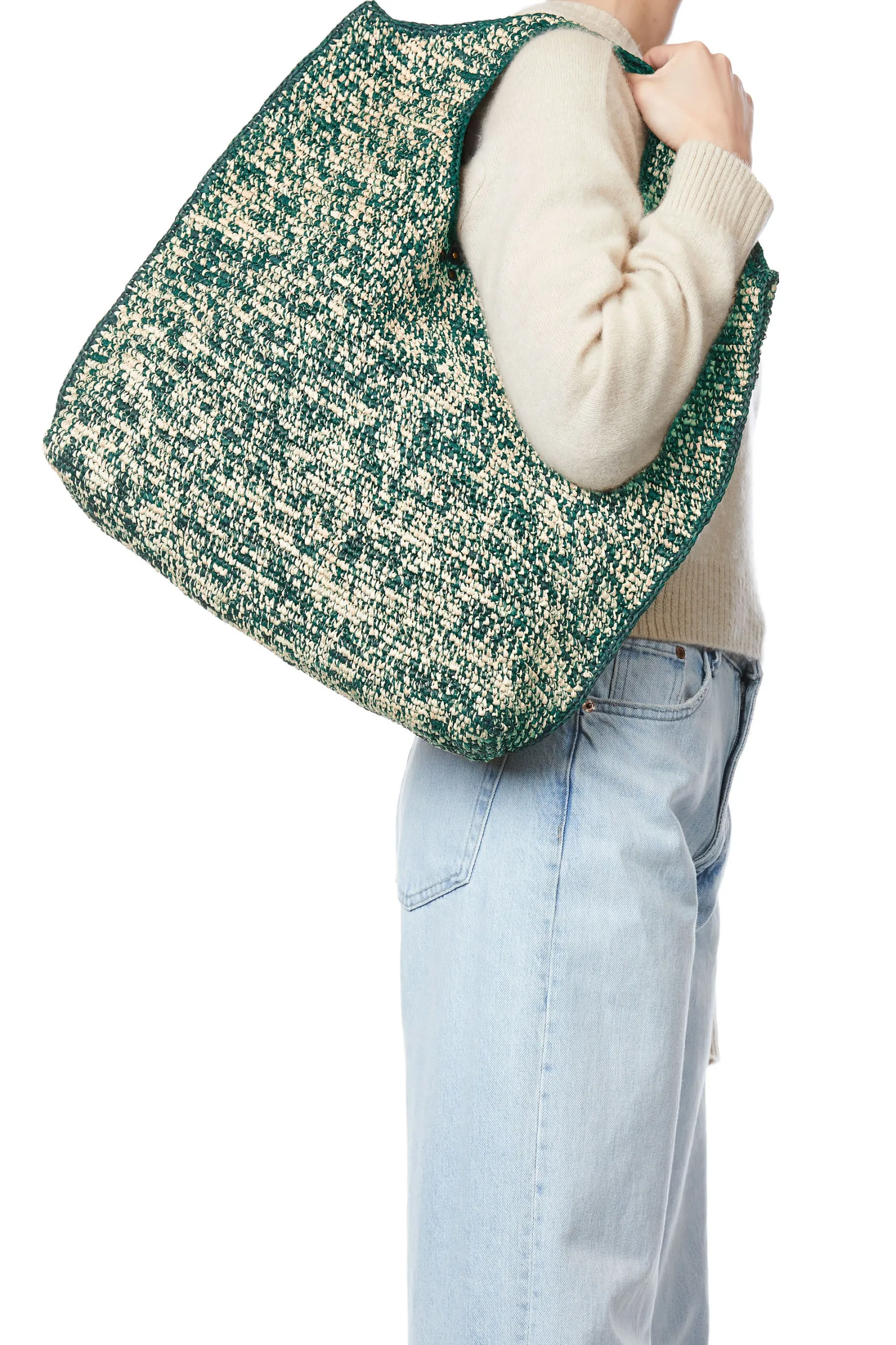 Jérôme Dreyfuss Paco RaphiaVertRaphia Store