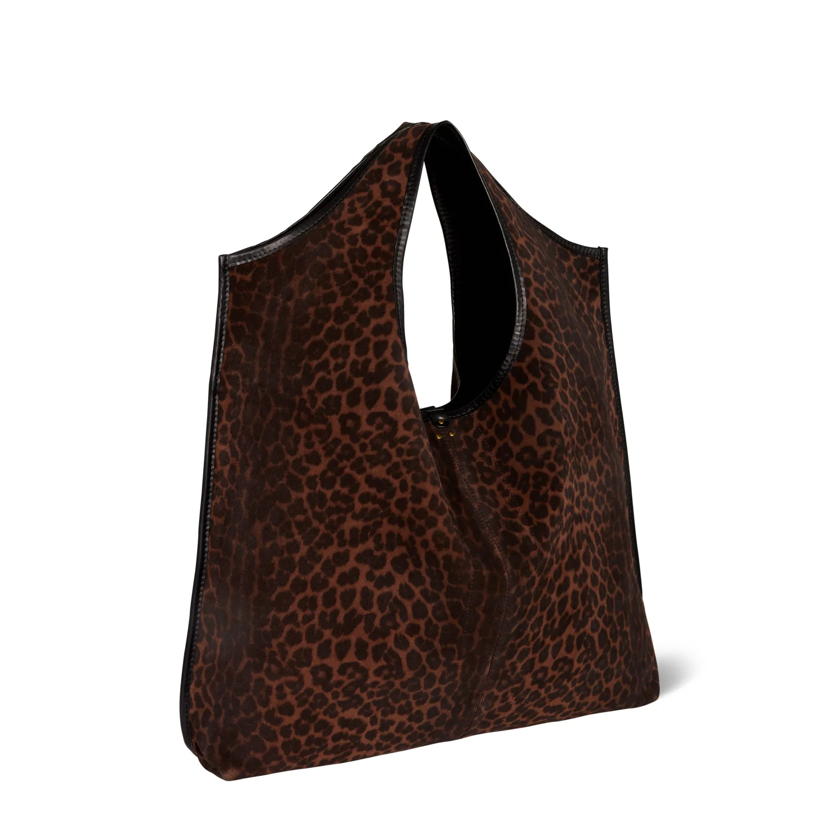 Jérôme Dreyfuss Paco ImpriméLéopardNaturelSplitSuede Cheap