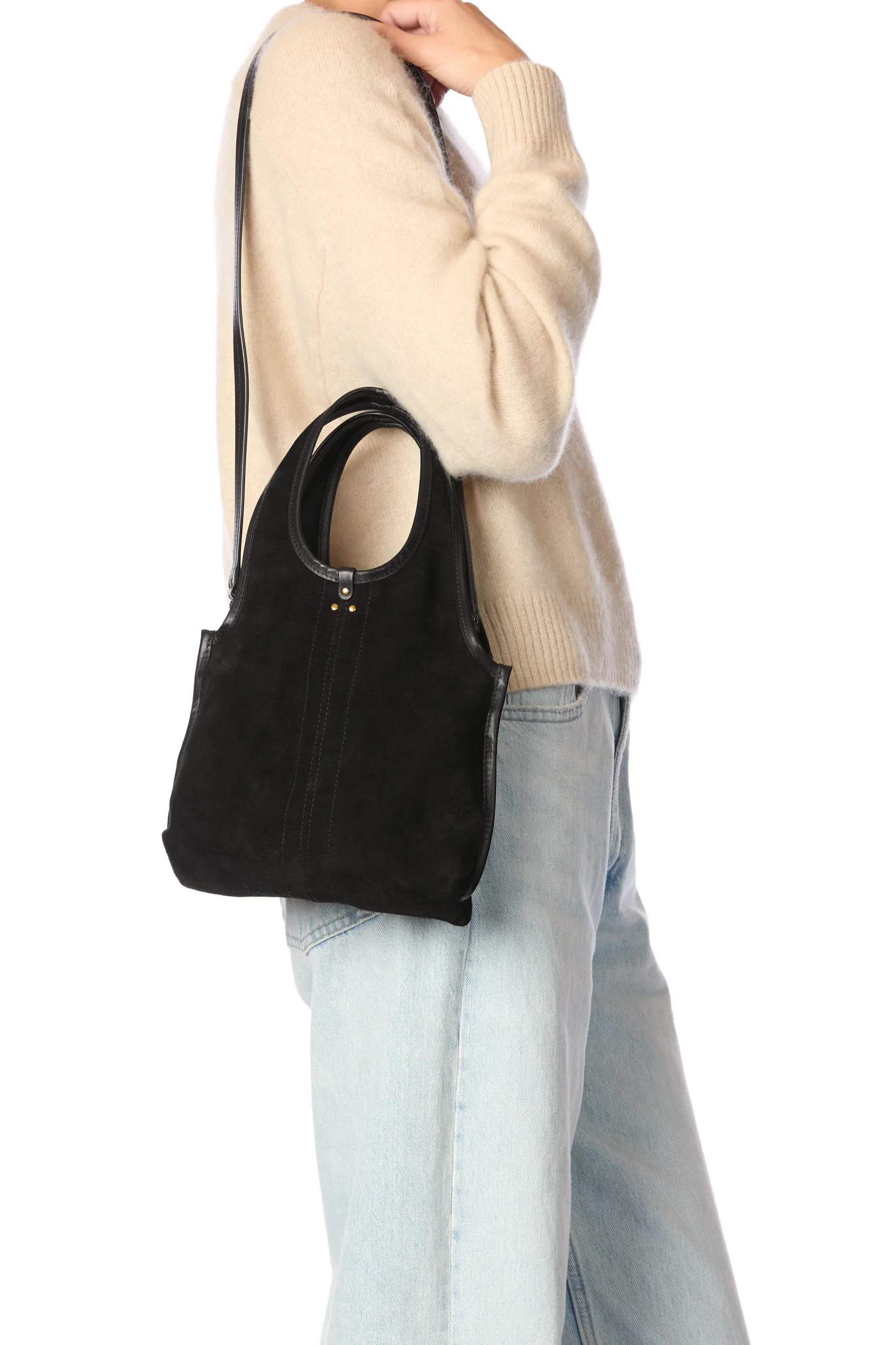 Jérôme Dreyfuss Paco S NoirSplitSuede New