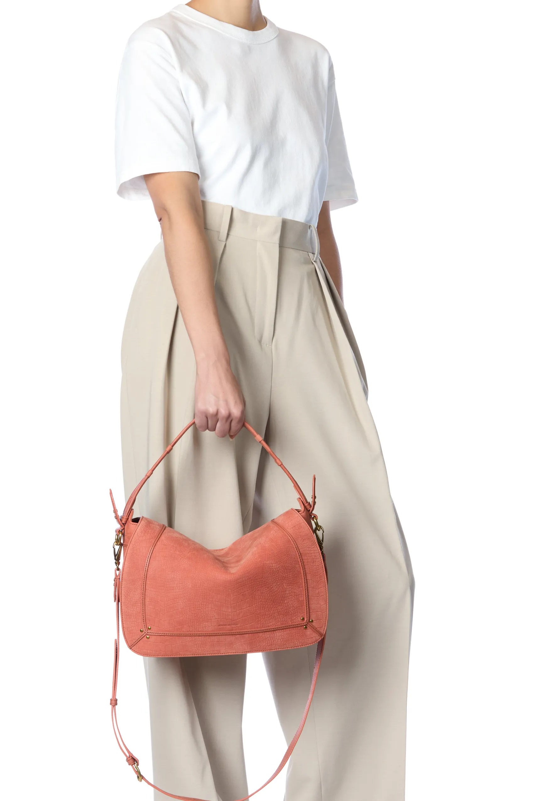 Jérôme Dreyfuss Pepito L ImpriméCrocoTerracottataurillon Cheap