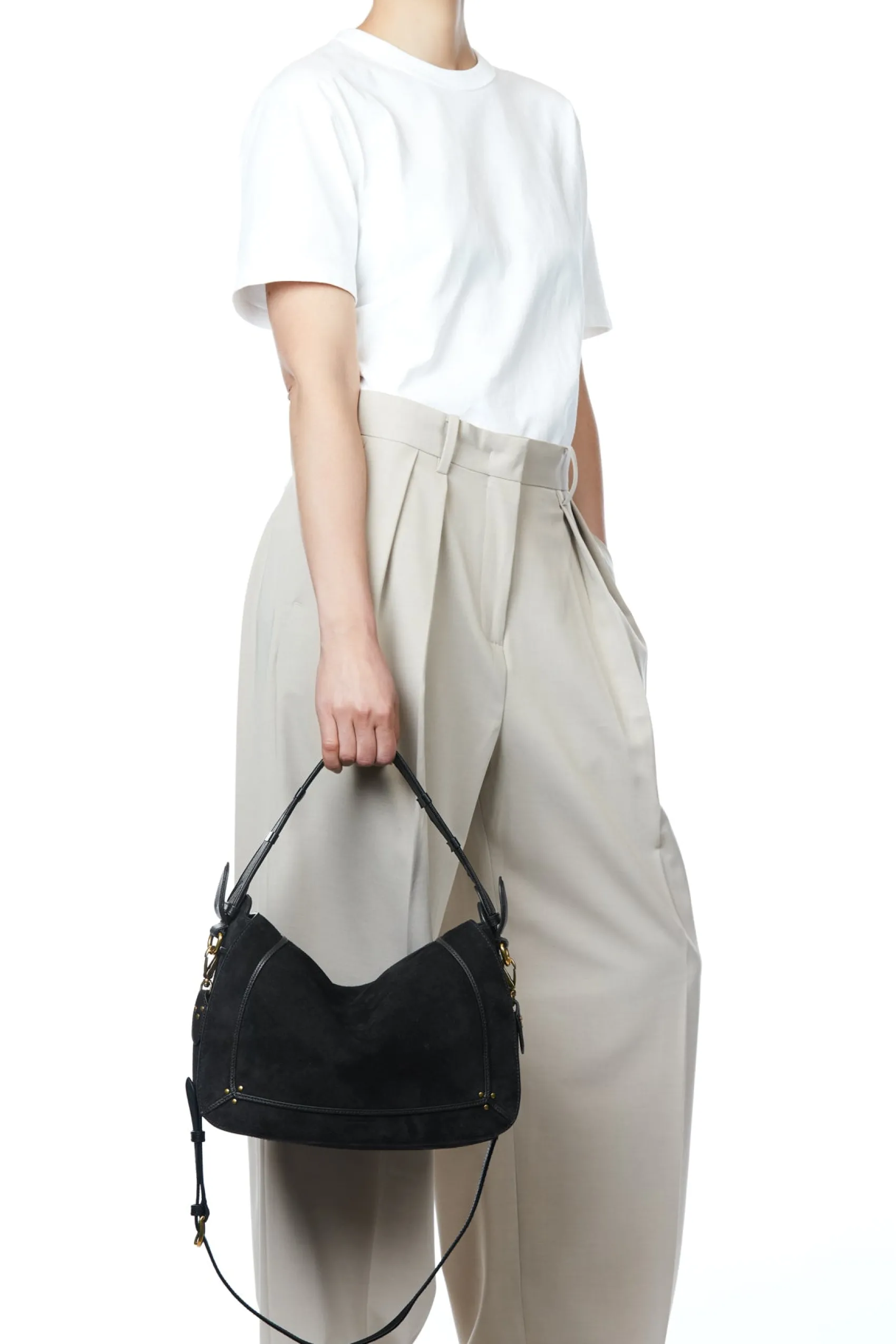 Jérôme Dreyfuss Pepito L NoirSplitSuede Fashion