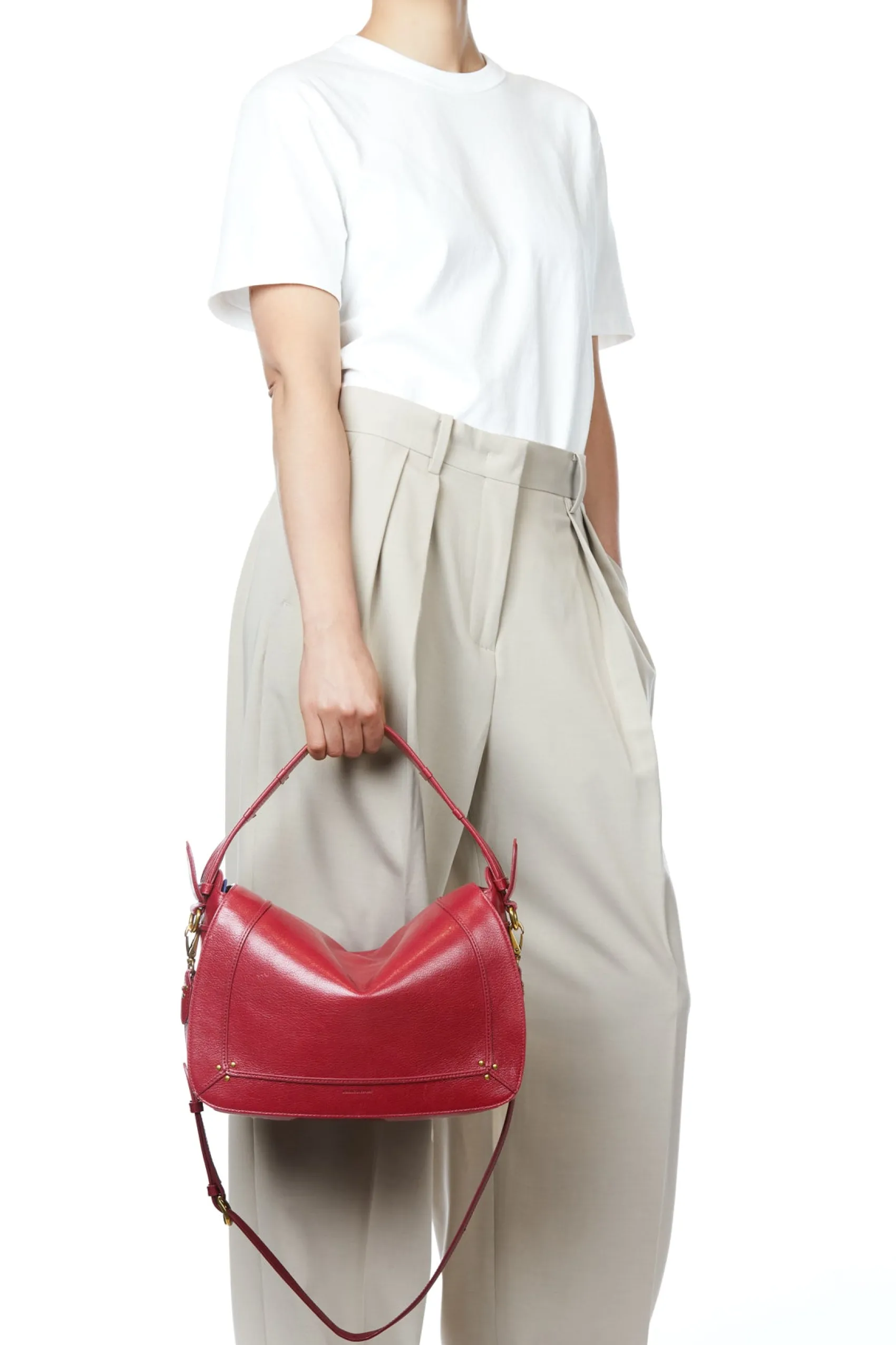 Jérôme Dreyfuss Pepito L RubyGoatskin New