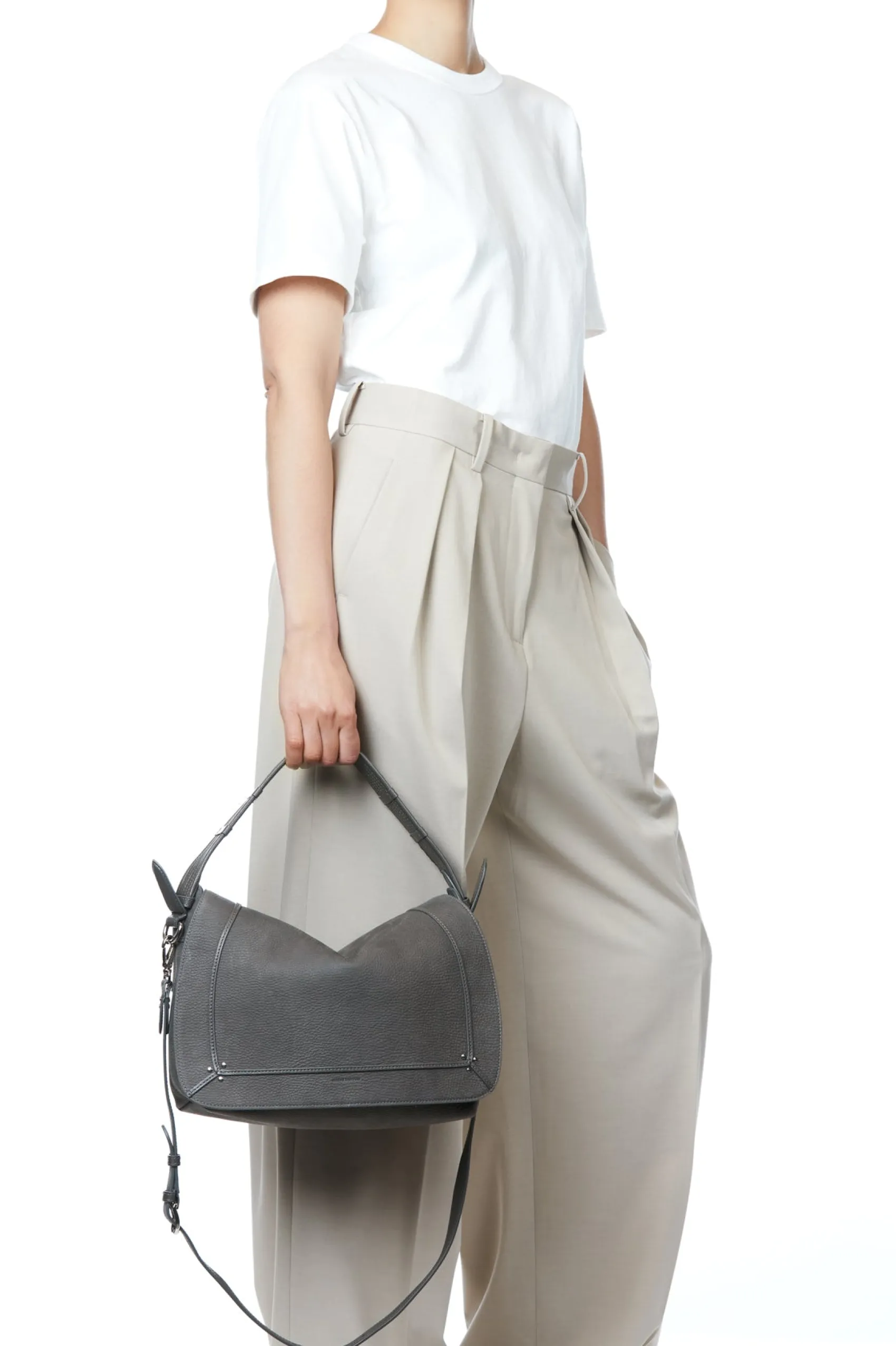 Jérôme Dreyfuss Pepito L AnthraciteCalfskin Flash Sale