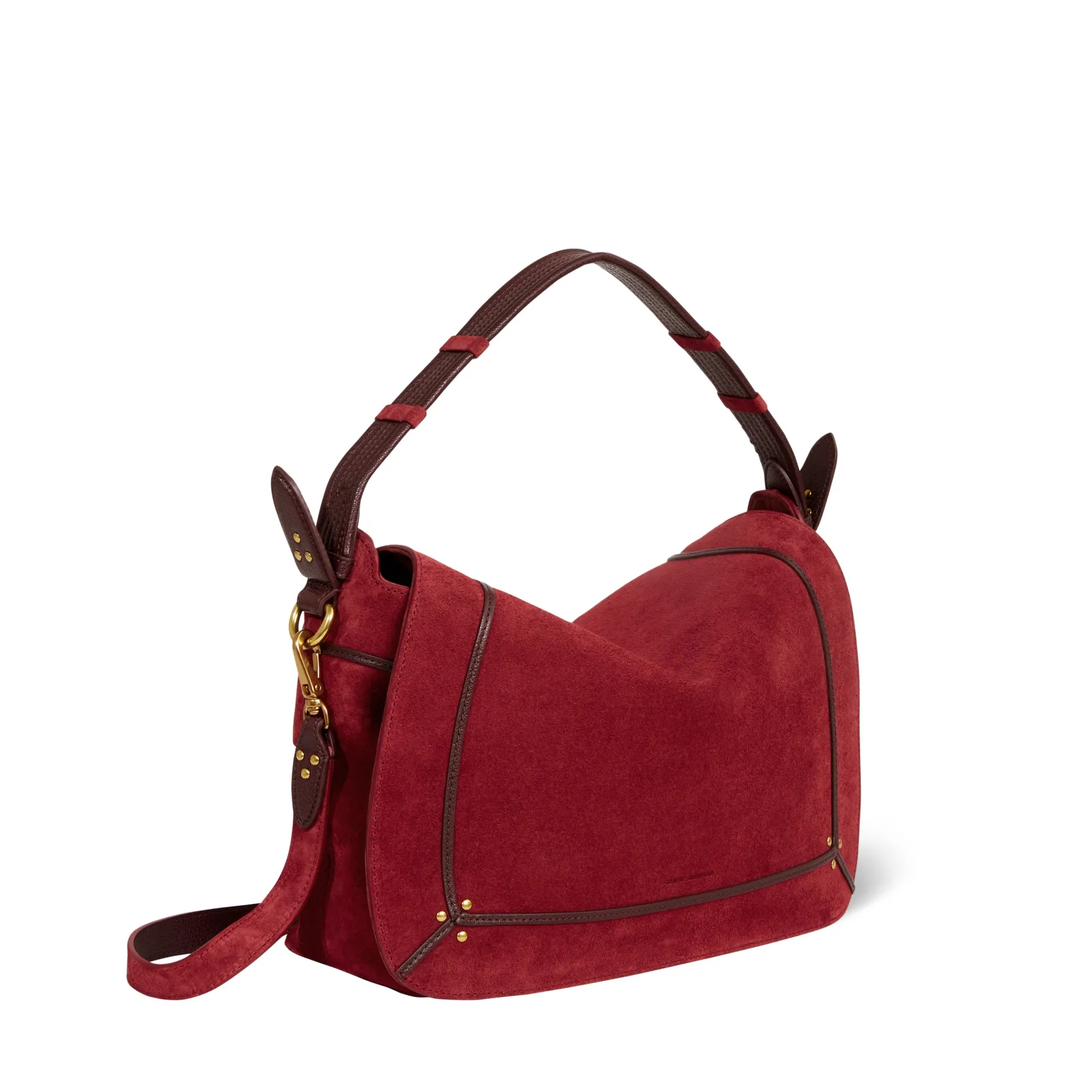 Jérôme Dreyfuss Pepito L BurgundySplitSuede Fashion