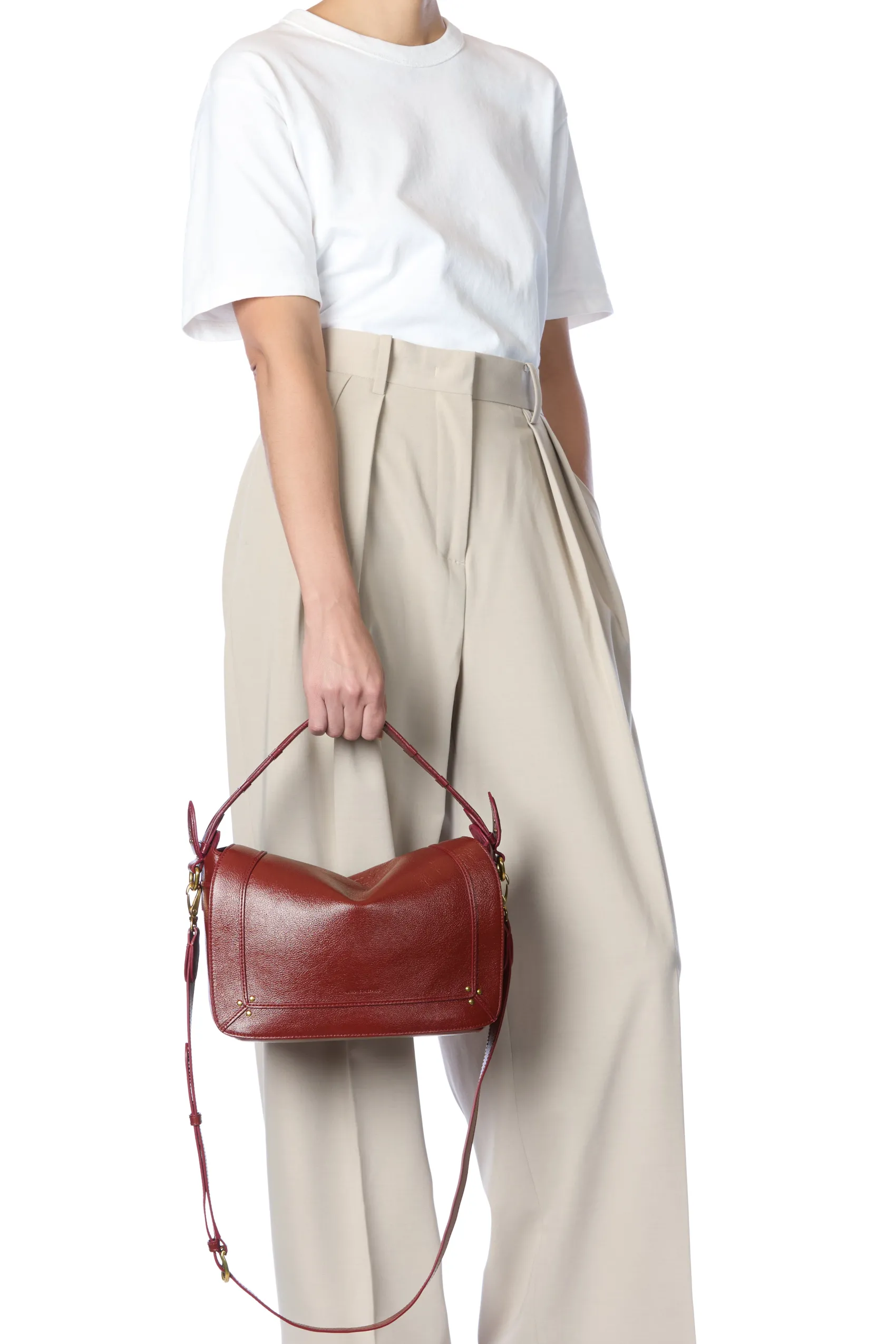 Jérôme Dreyfuss Pepito M AcajouBuffaloskin Fashion