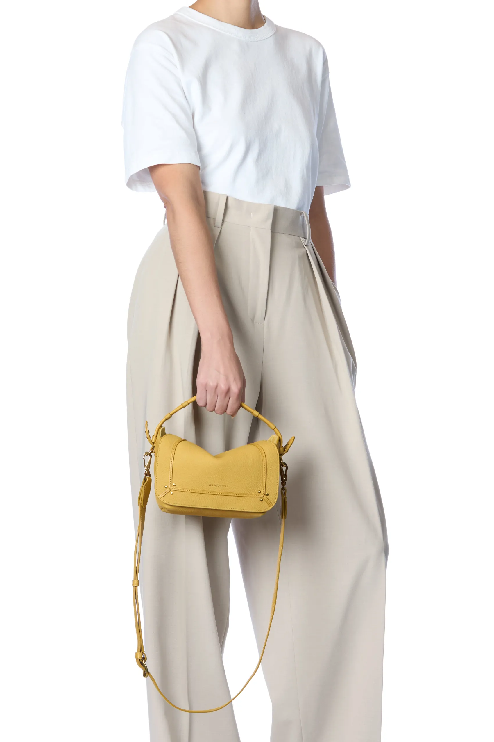 Jérôme Dreyfuss Pepito S NubuckMimosaCowskin Outlet