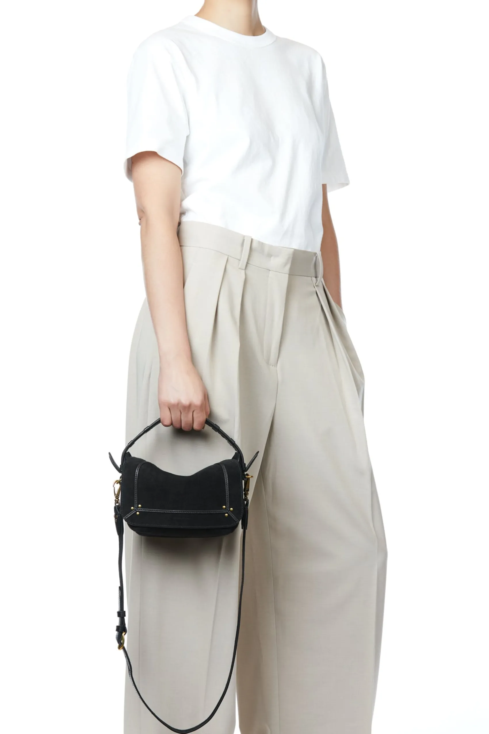 Jérôme Dreyfuss Pepito S NoirSplitSuede Discount