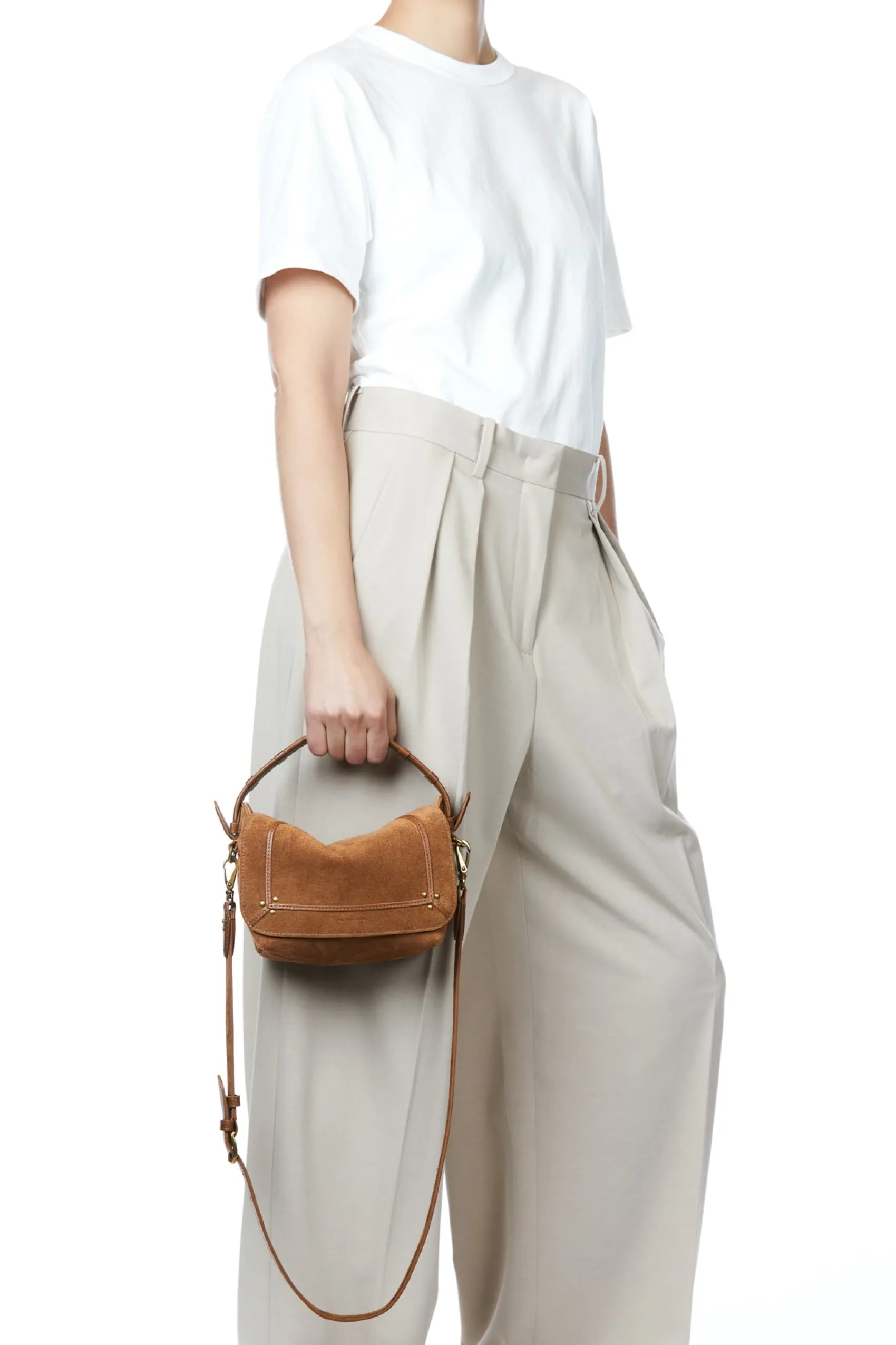 Jérôme Dreyfuss Pepito S TabacSplitSuede Best Sale