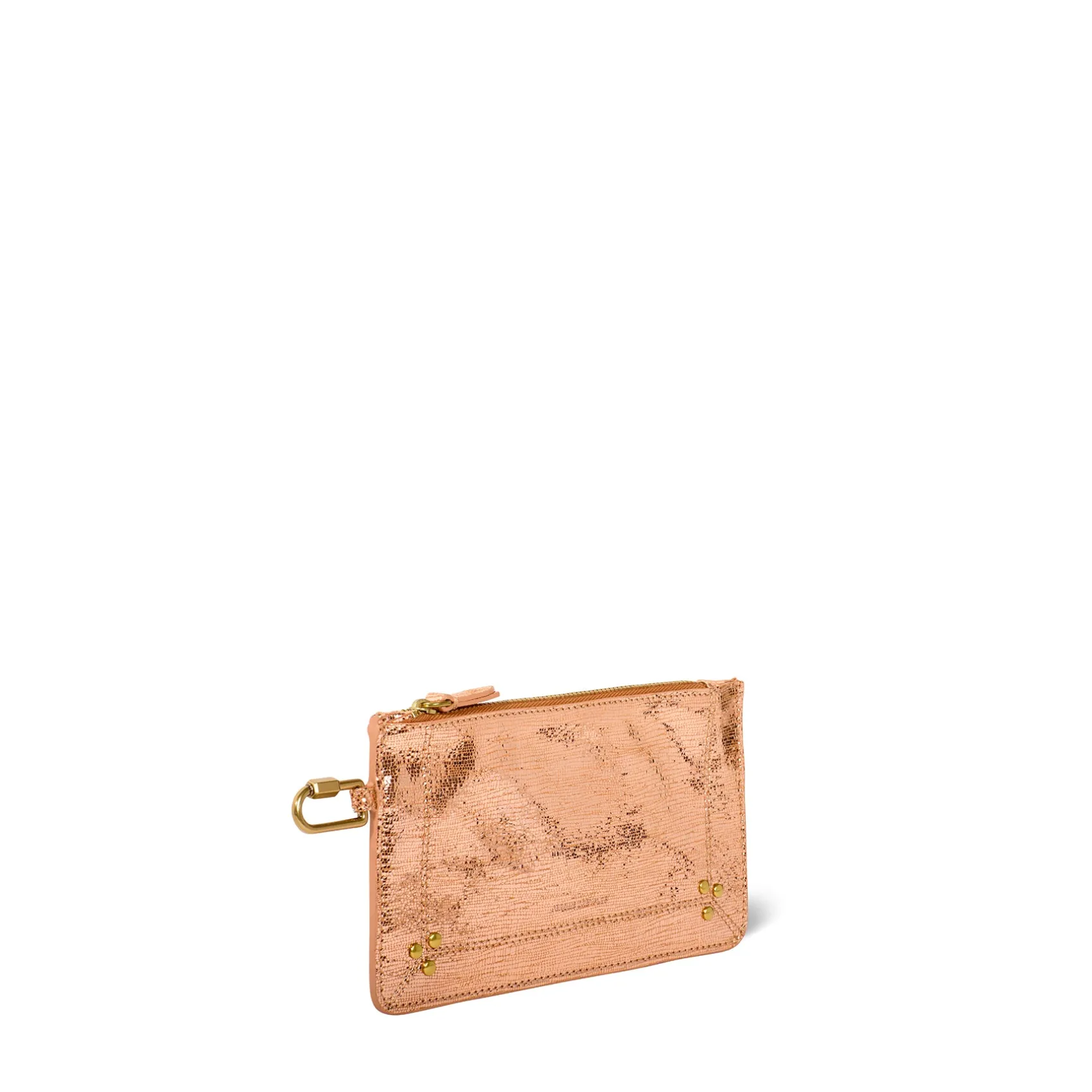 Jérôme Dreyfuss Popoche S LaméRoseGoldGoatskin Cheap