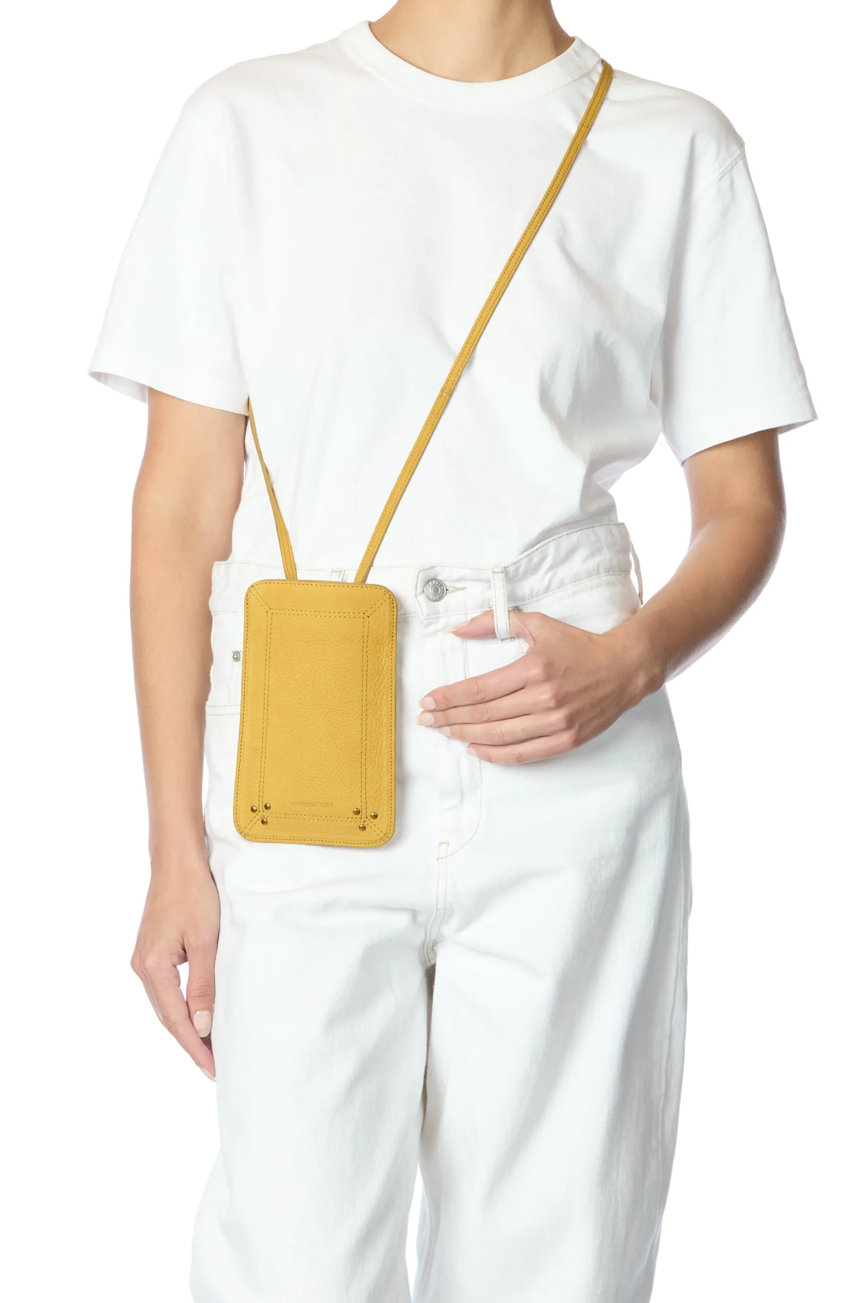 Jérôme Dreyfuss Porte Mobile NubuckMimosaCowskin Best Sale