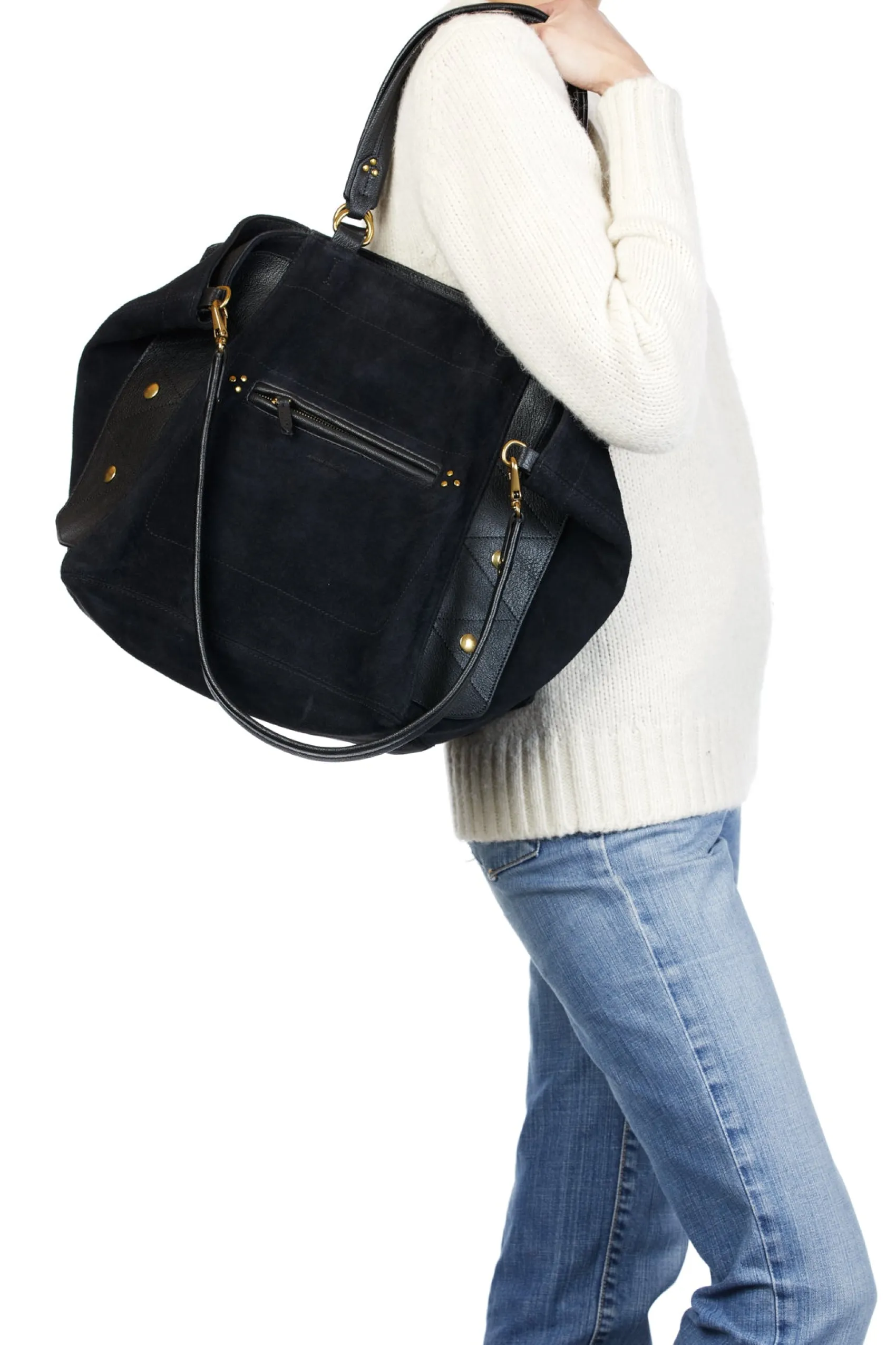 Jérôme Dreyfuss Roger NoirSplitSuede Store