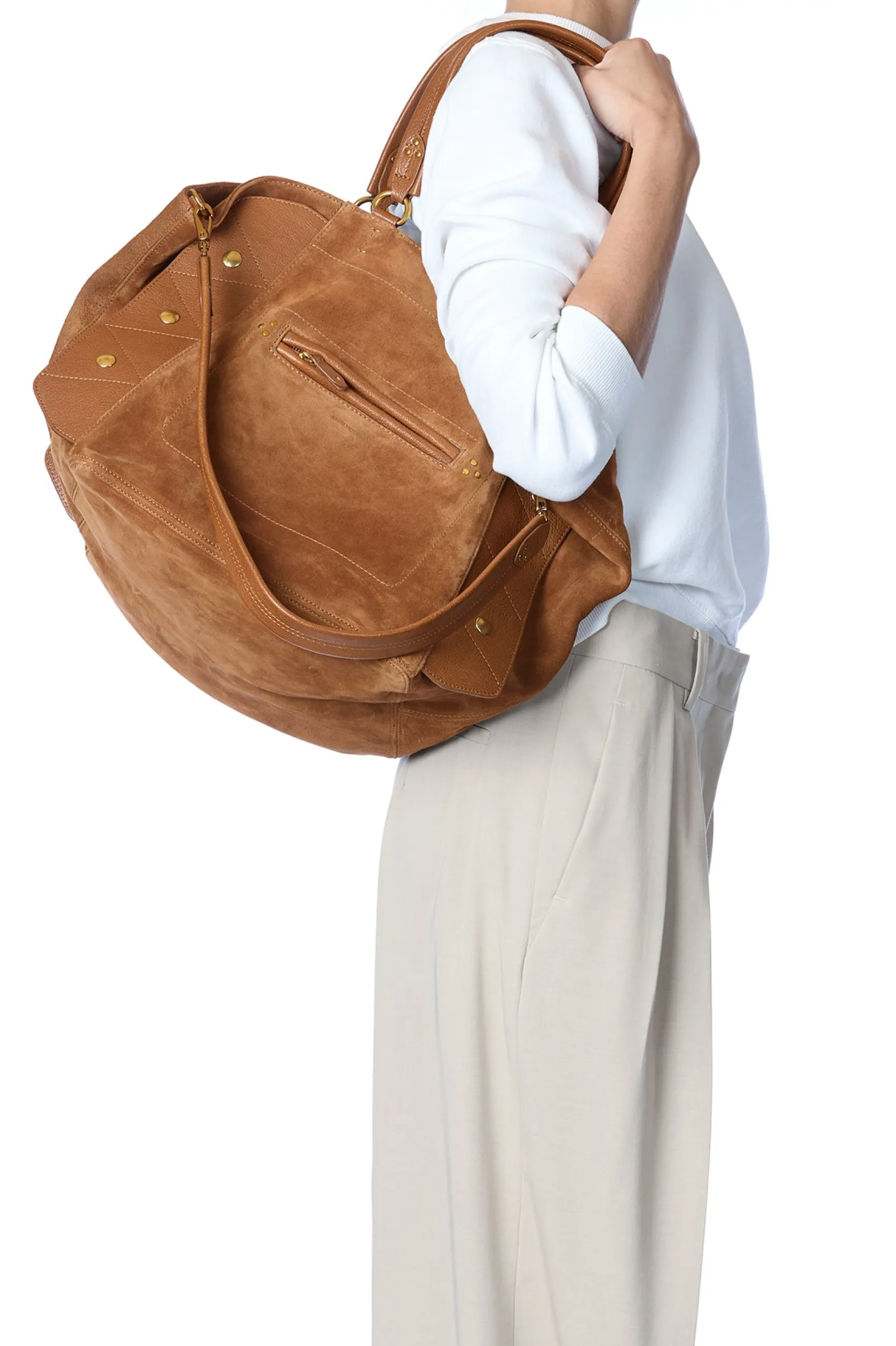 Jérôme Dreyfuss Roger TabacSplitSuede Discount